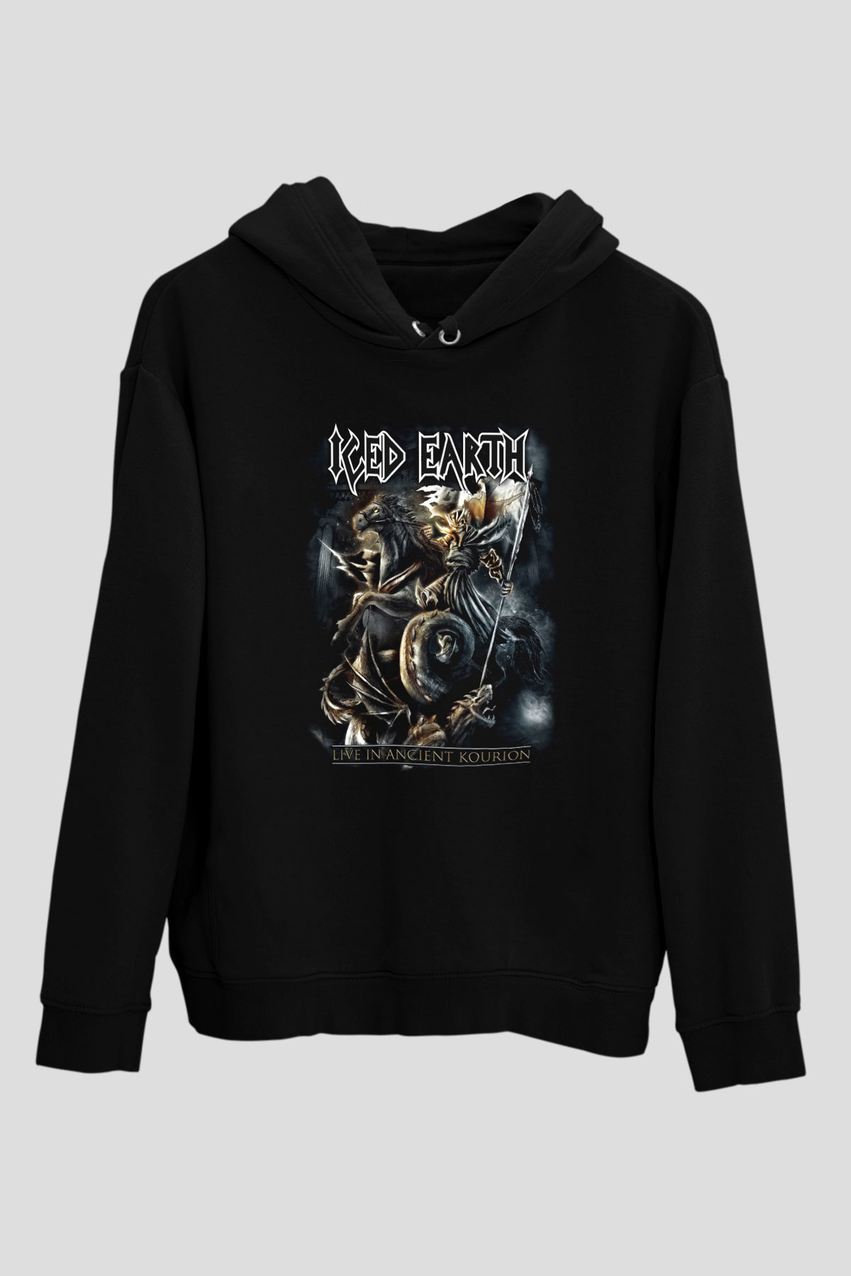 Iced Earth Siyah Unisex Hoodie