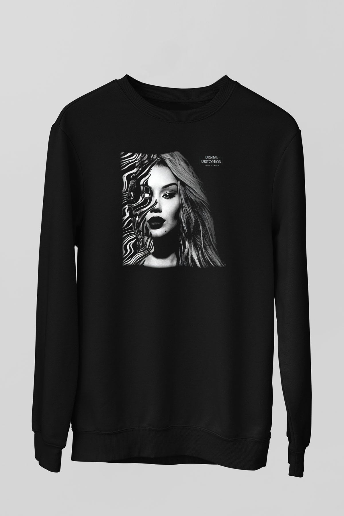 Iggy Azalea Siyah Unisex Sweatshirt