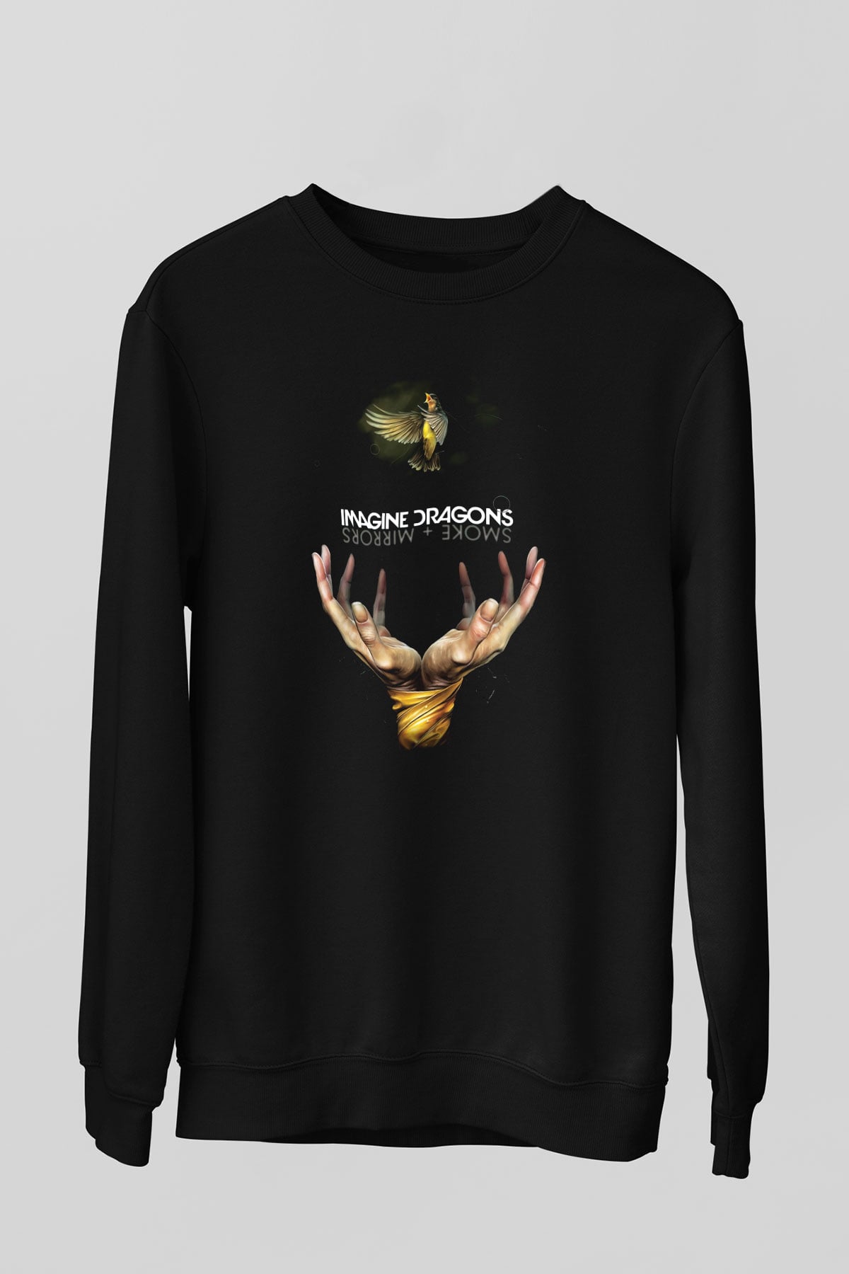 Imagine Dragons Siyah Unisex Sweatshirt