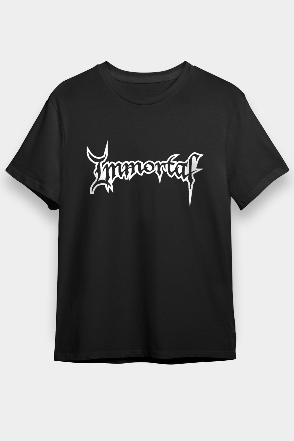 Immortal Siyah Unisex Tişört T-Shirt - TişörtFabrikası