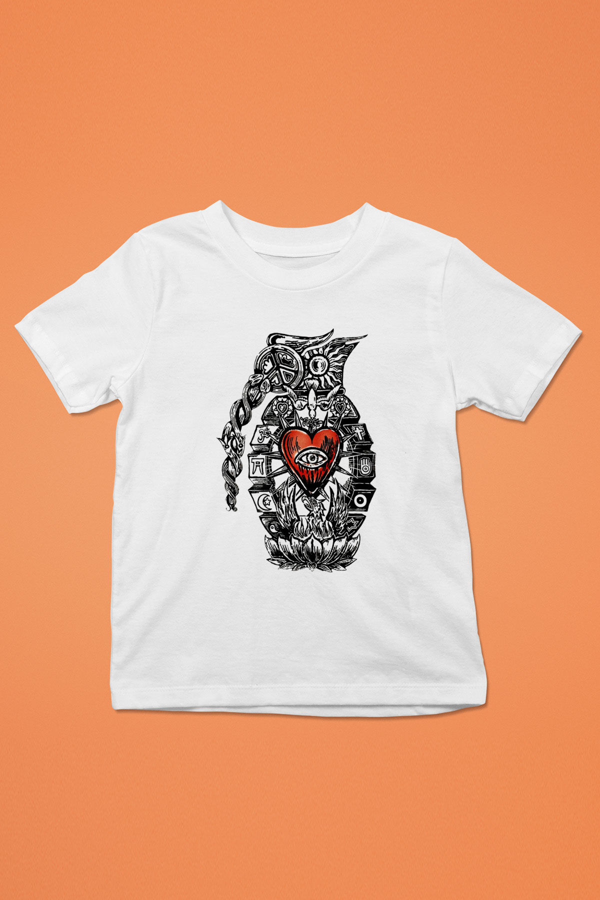 Incubus Baskılı Beyaz Unisex Çocuk Tişört