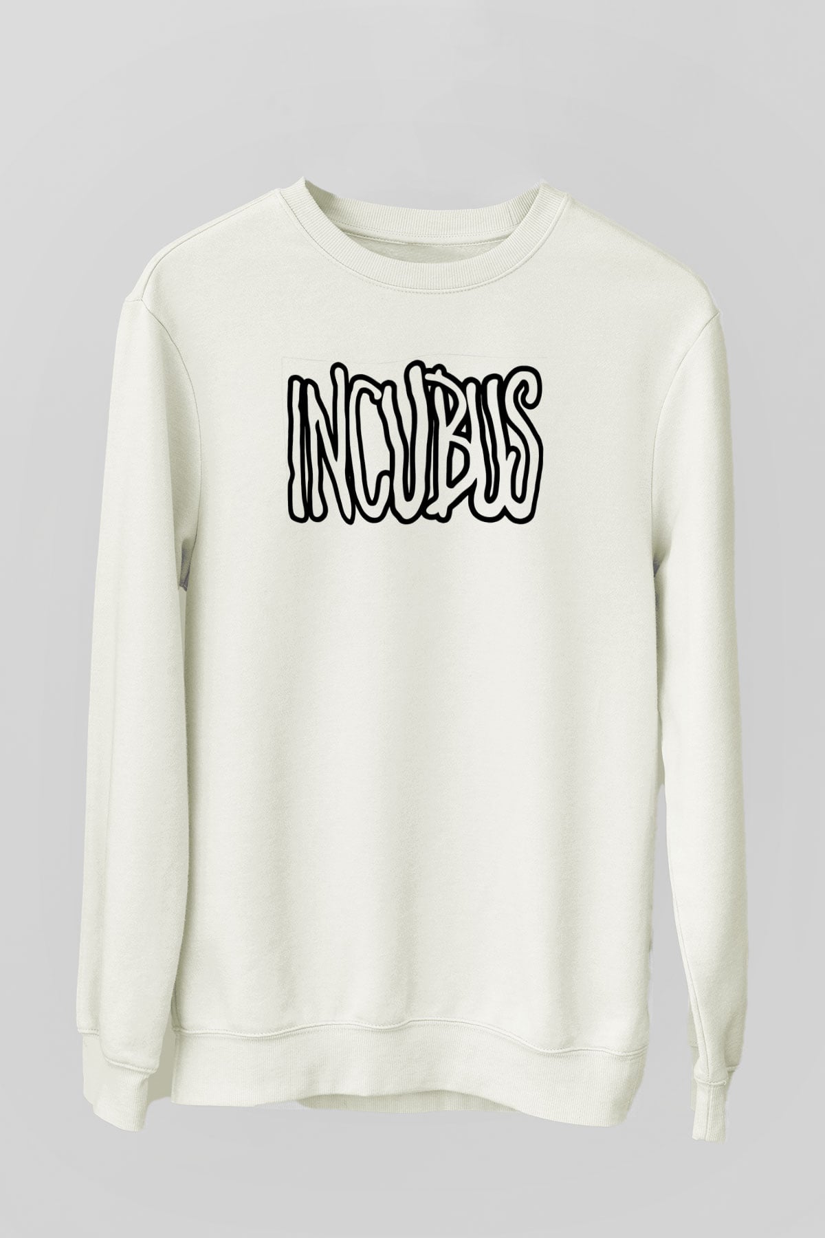 Incubus Beyaz Unisex Sweatshirt