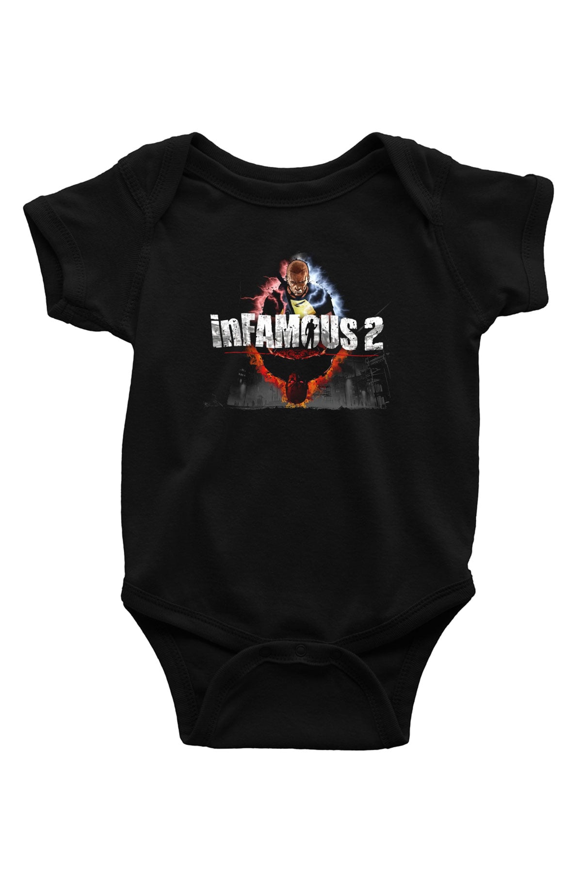 Infamous Siyah Bebek Body - Zıbın