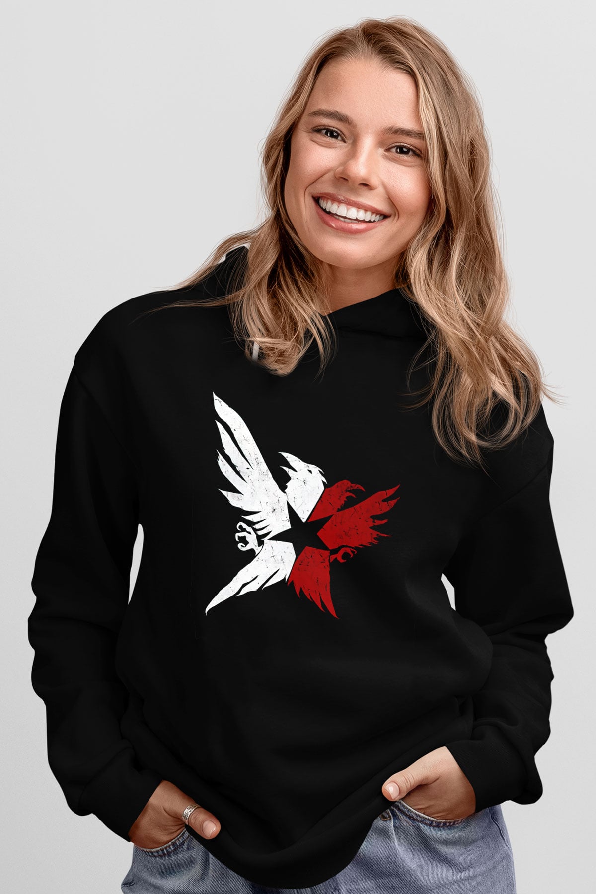 Infamous Siyah Unisex Hoodie