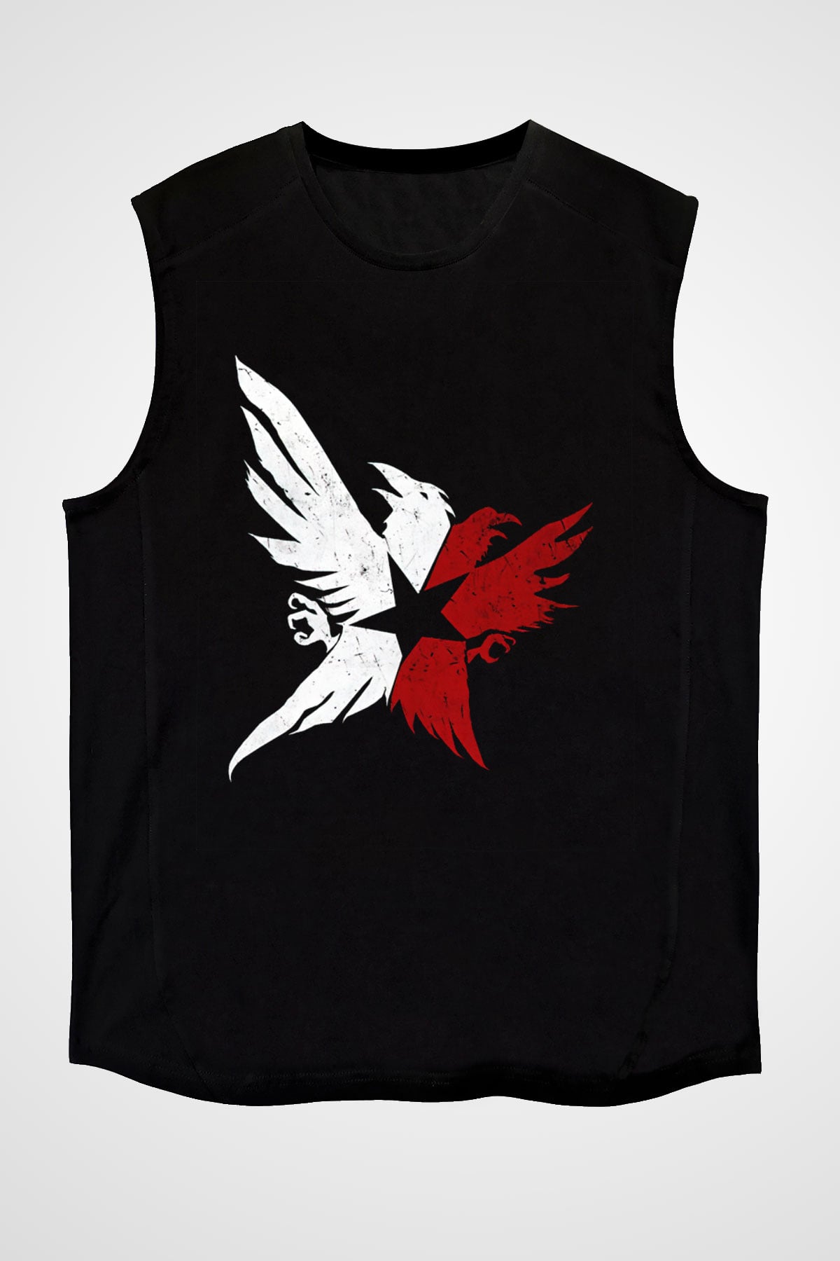 Infamous Siyah Unisex Kolsuz Tişört