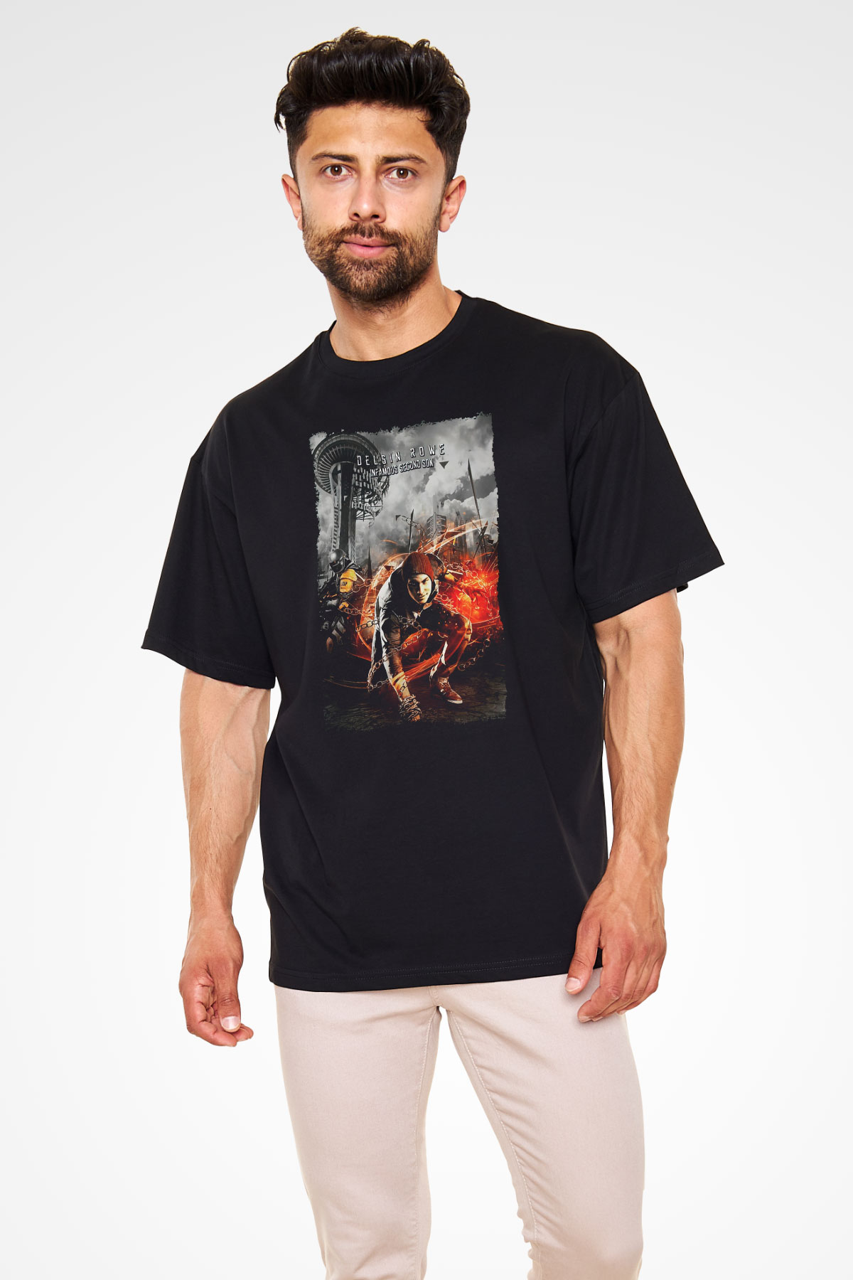 Infamous Siyah Unisex Tişört T-Shirt