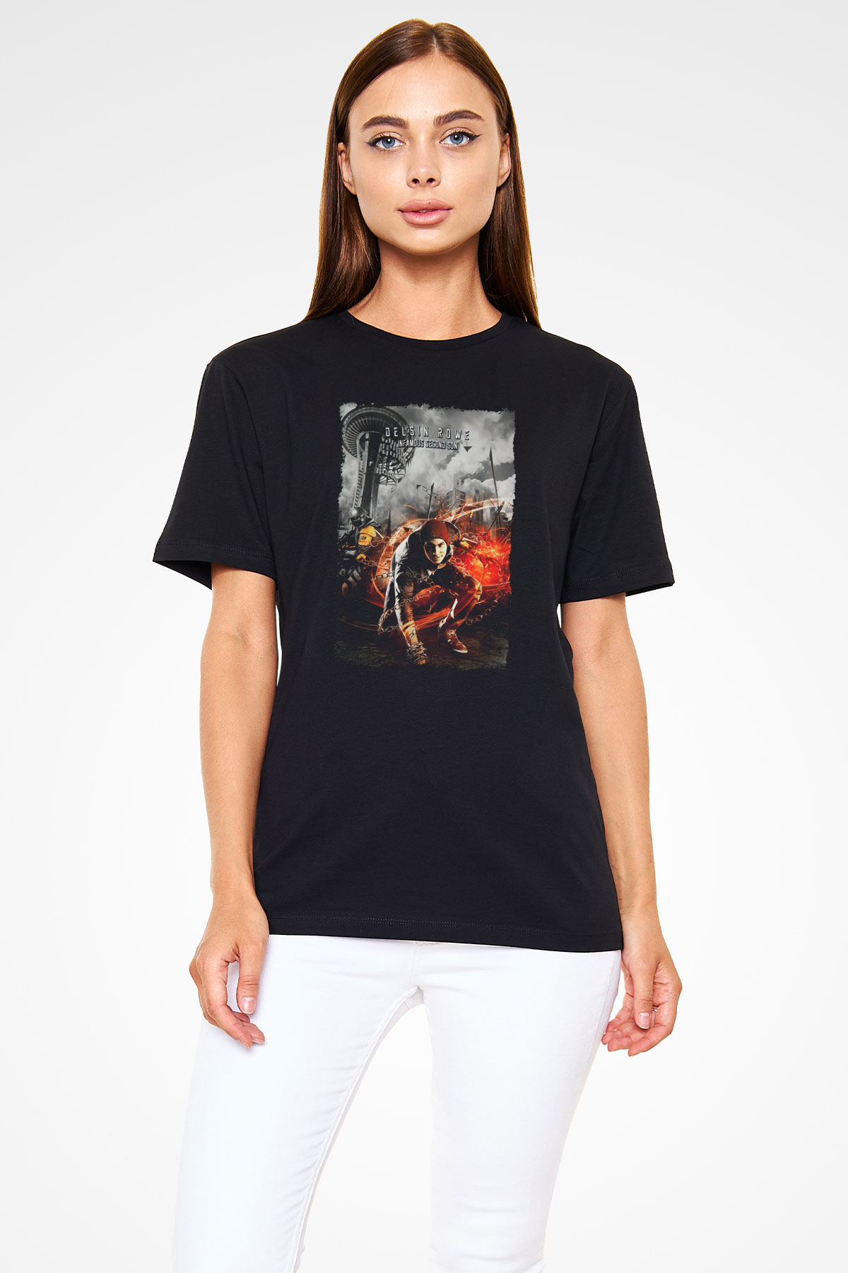 Infamous Siyah Unisex Tişört T-Shirt
