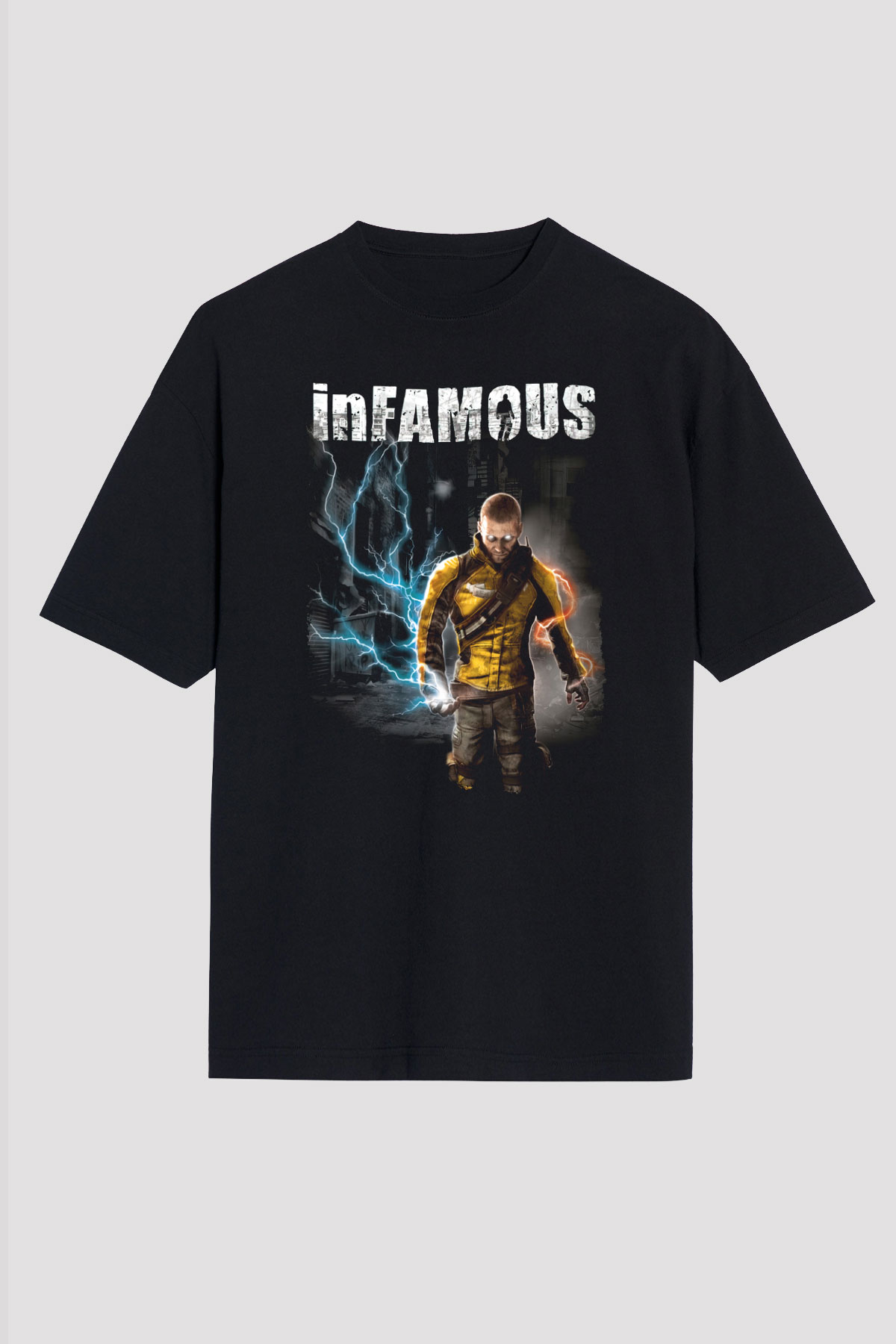 Infamous Siyah Unisex Tişört T-Shirt