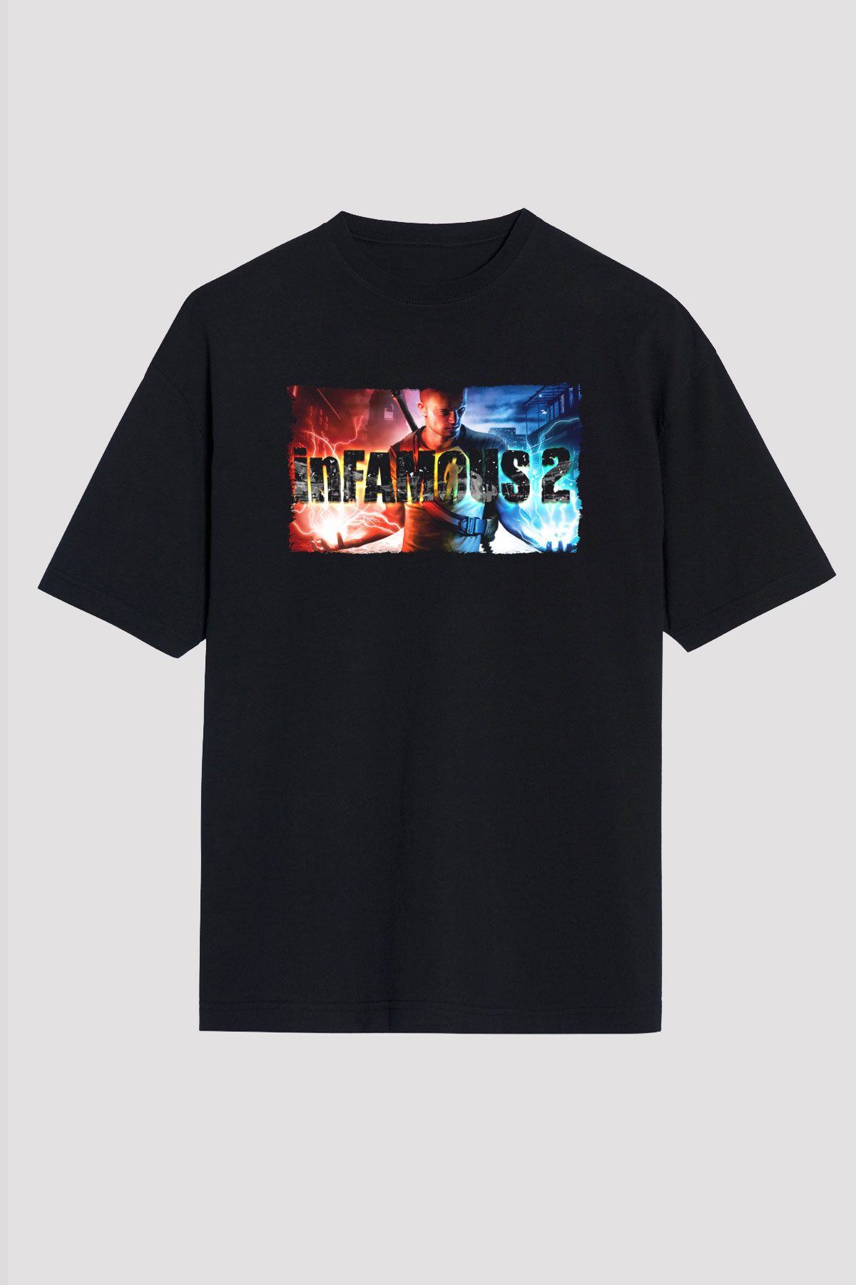 Infamous Siyah Unisex Tişört T-Shirt