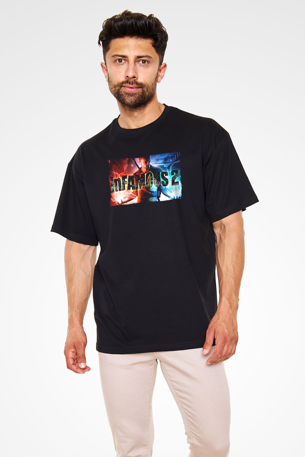 Infamous Siyah Unisex Tişört T-Shirt