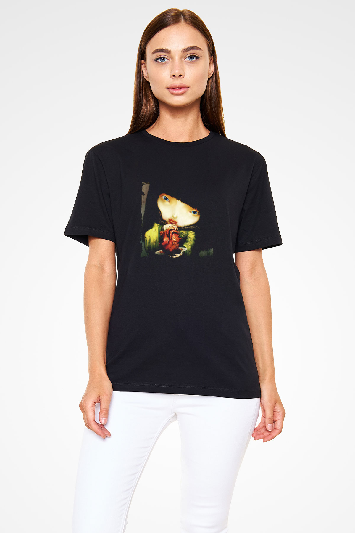 Infected Mushroom Baskılı Unisex Siyah Tişört
