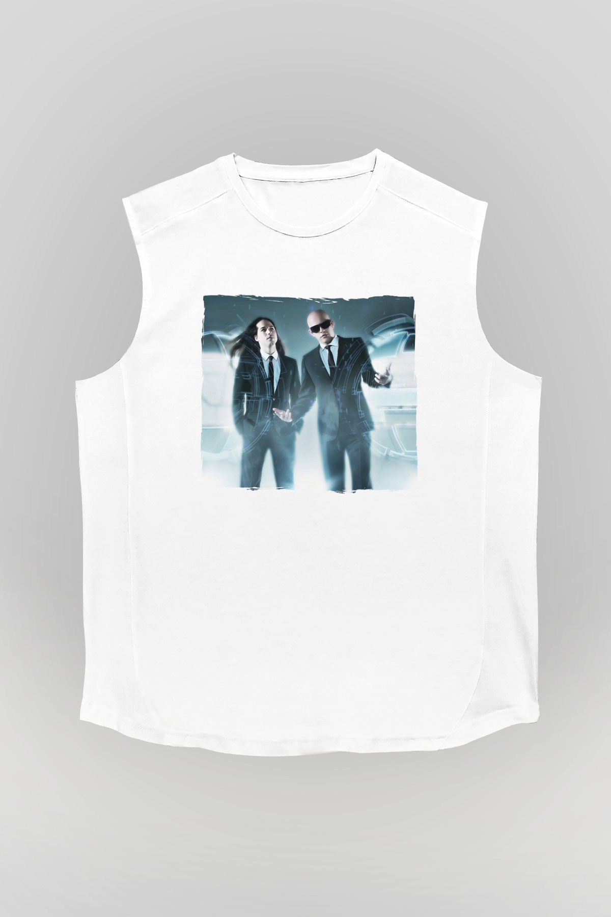 Infected Mushroom Beyaz Unisex Kolsuz Tişört