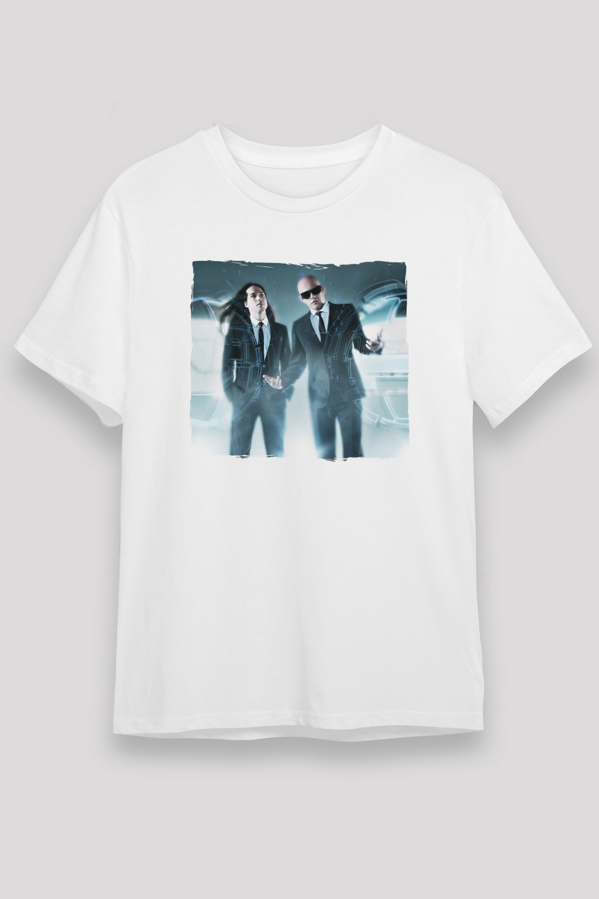 Infected Mushroom Beyaz Unisex Tişört T-Shirt - TişörtFabrikası