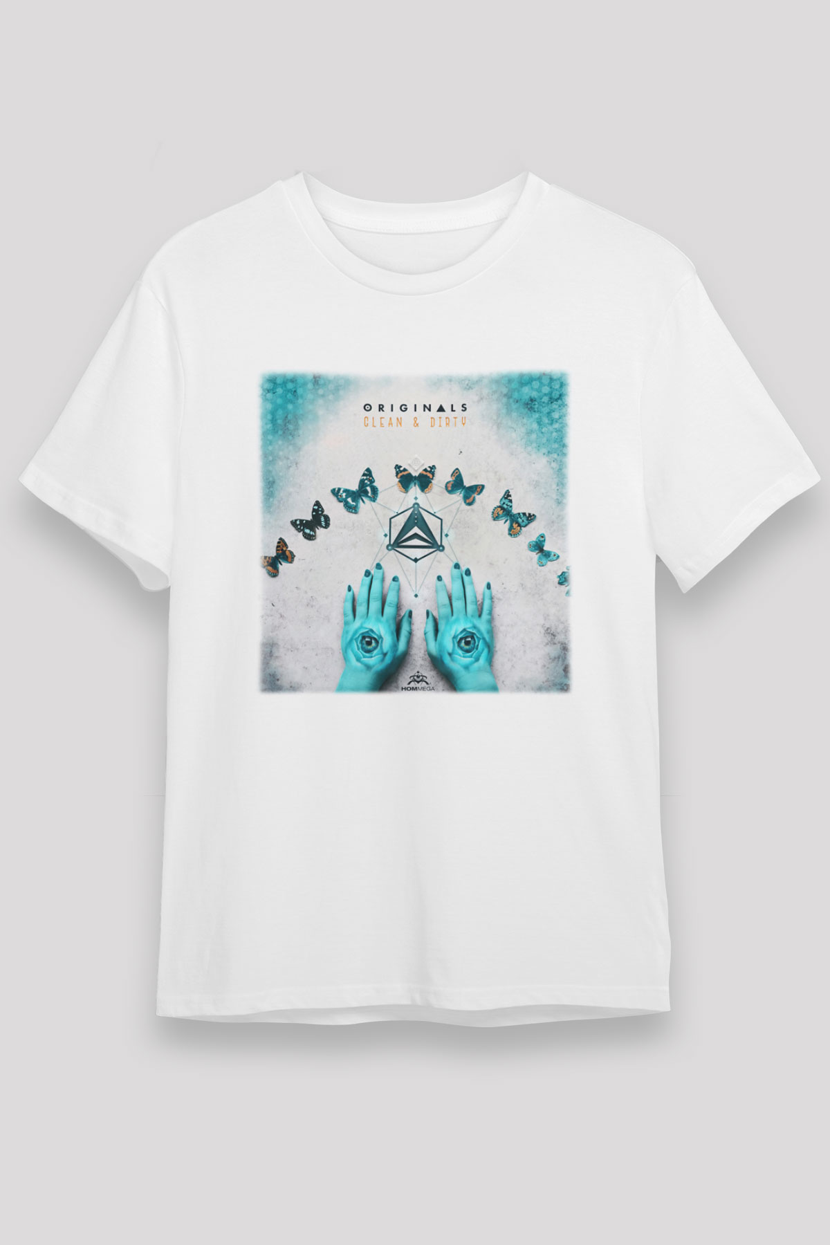 Infected Mushroom Beyaz Unisex Tişört T-Shirt - TişörtFabrikası