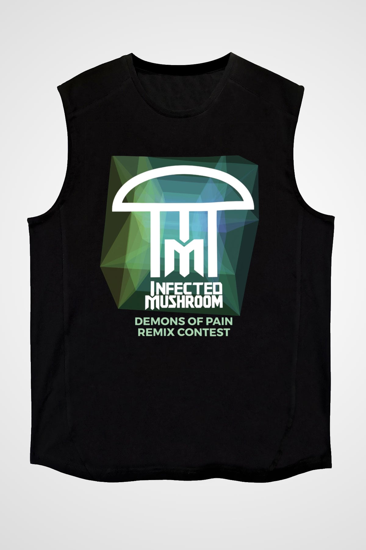 Infected Mushroom Siyah Unisex Kolsuz Tişört