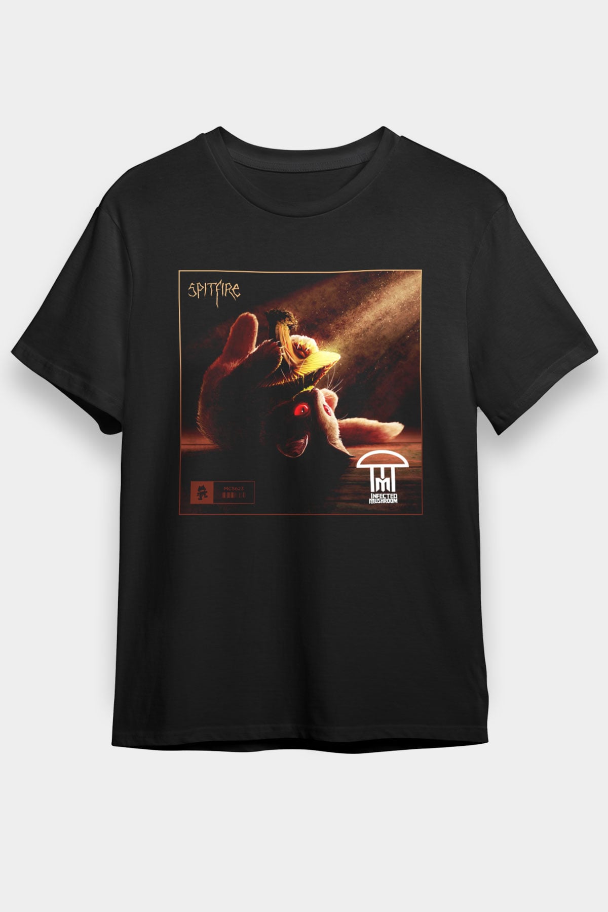 Infected Mushroom Siyah Unisex Tişört T-Shirt - TişörtFabrikası