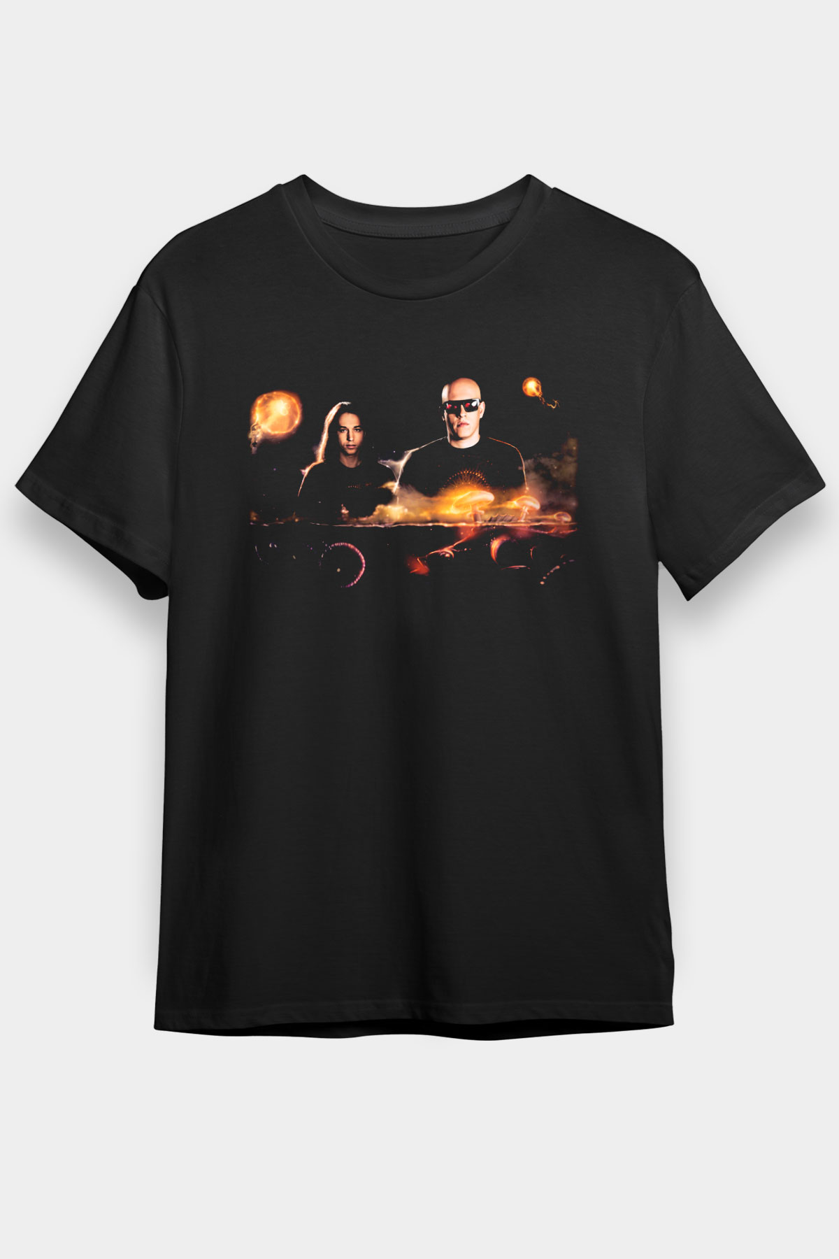 Infected Mushroom Siyah Unisex Tişört T-Shirt - TişörtFabrikası
