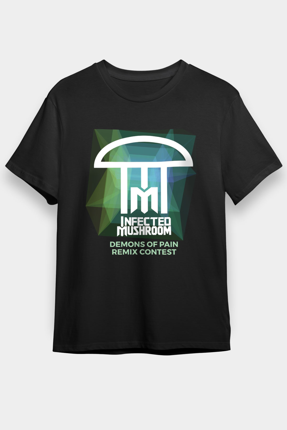 Infected Mushroom Siyah Unisex Tişört T-Shirt - TişörtFabrikası