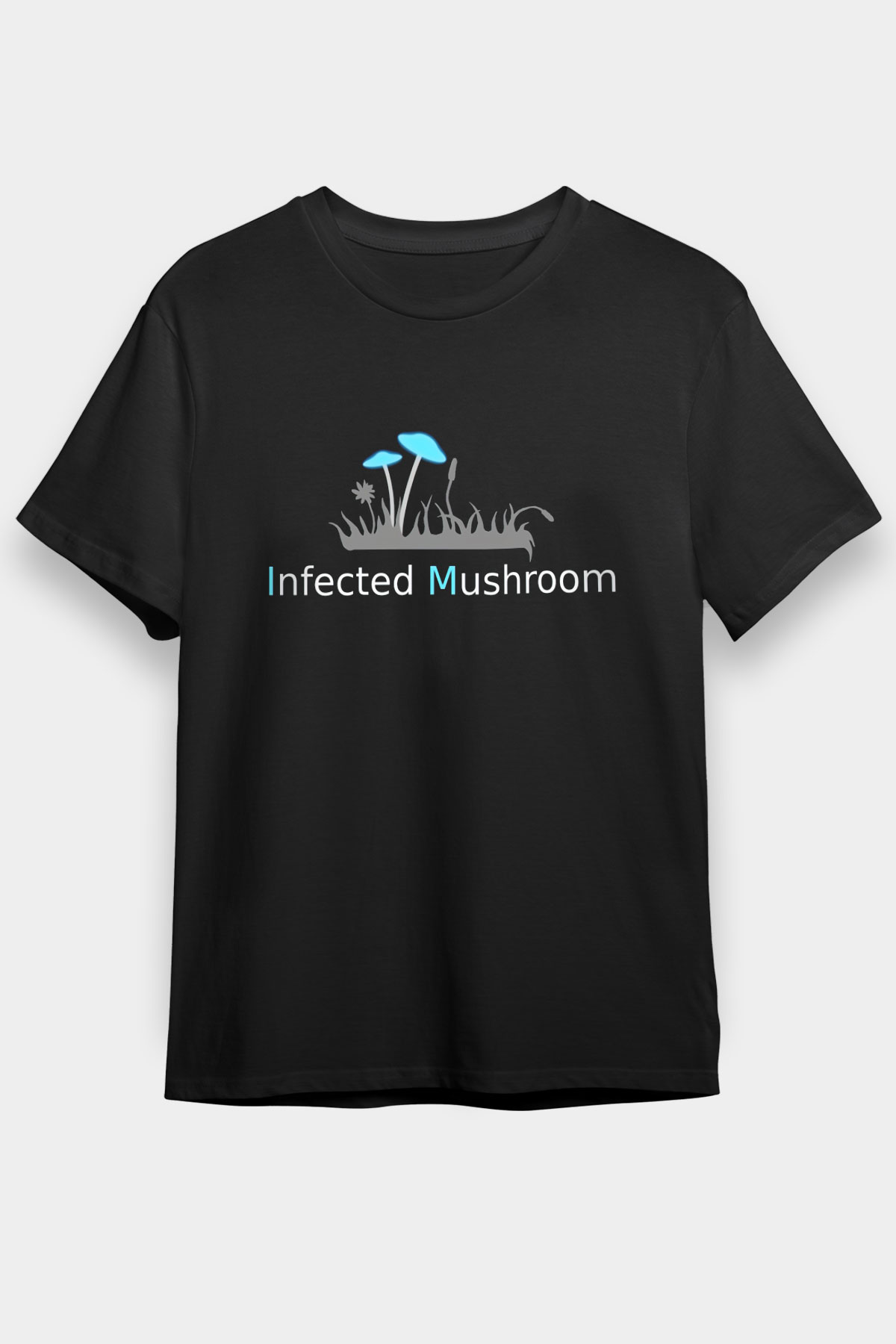 Infected Mushroom Siyah Unisex Tişört T-Shirt - TişörtFabrikası