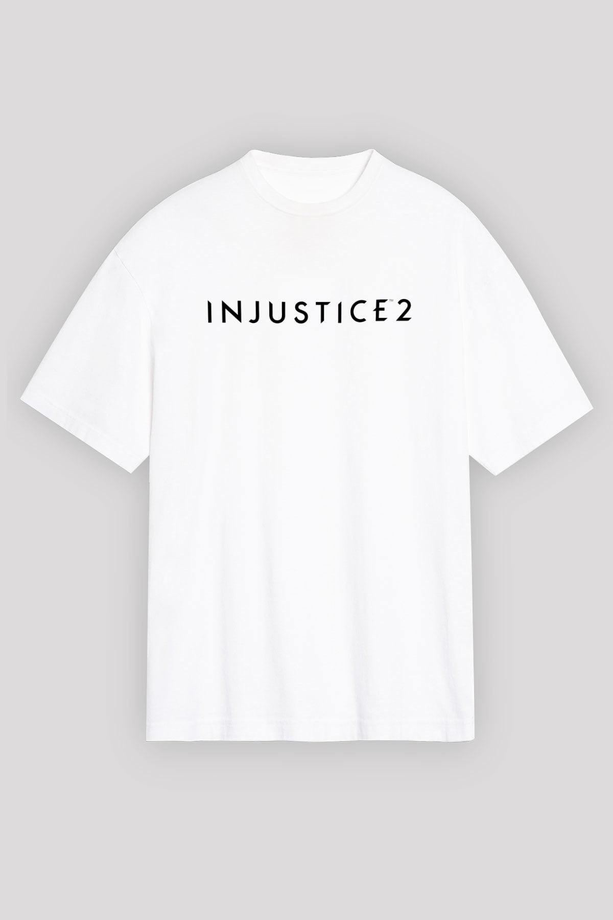 Injustice 2 Beyaz Unisex Oversize Tişört T-Shirt
