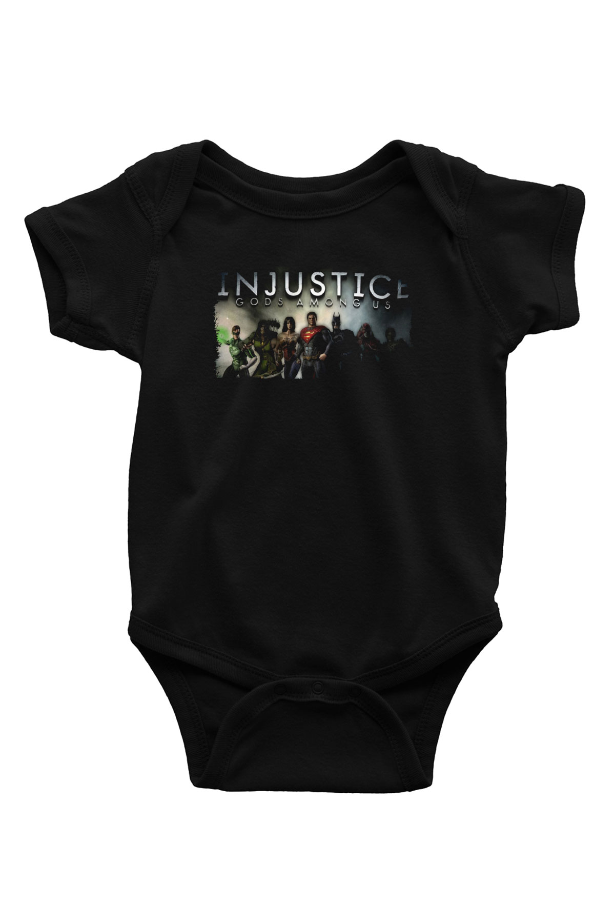 Injustice 2 Siyah Bebek Body - Zıbın