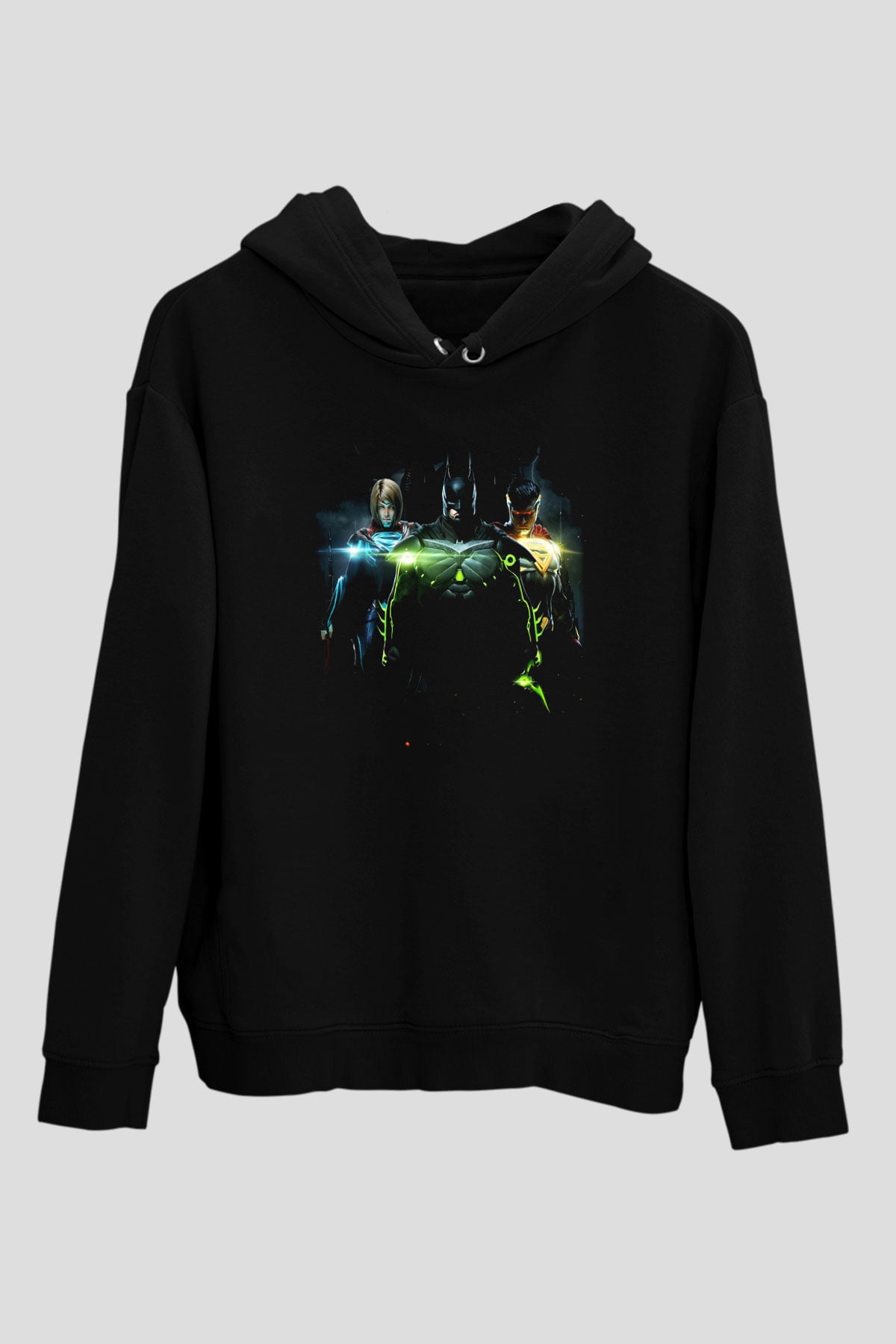 Injustice 2 Siyah Unisex Hoodie