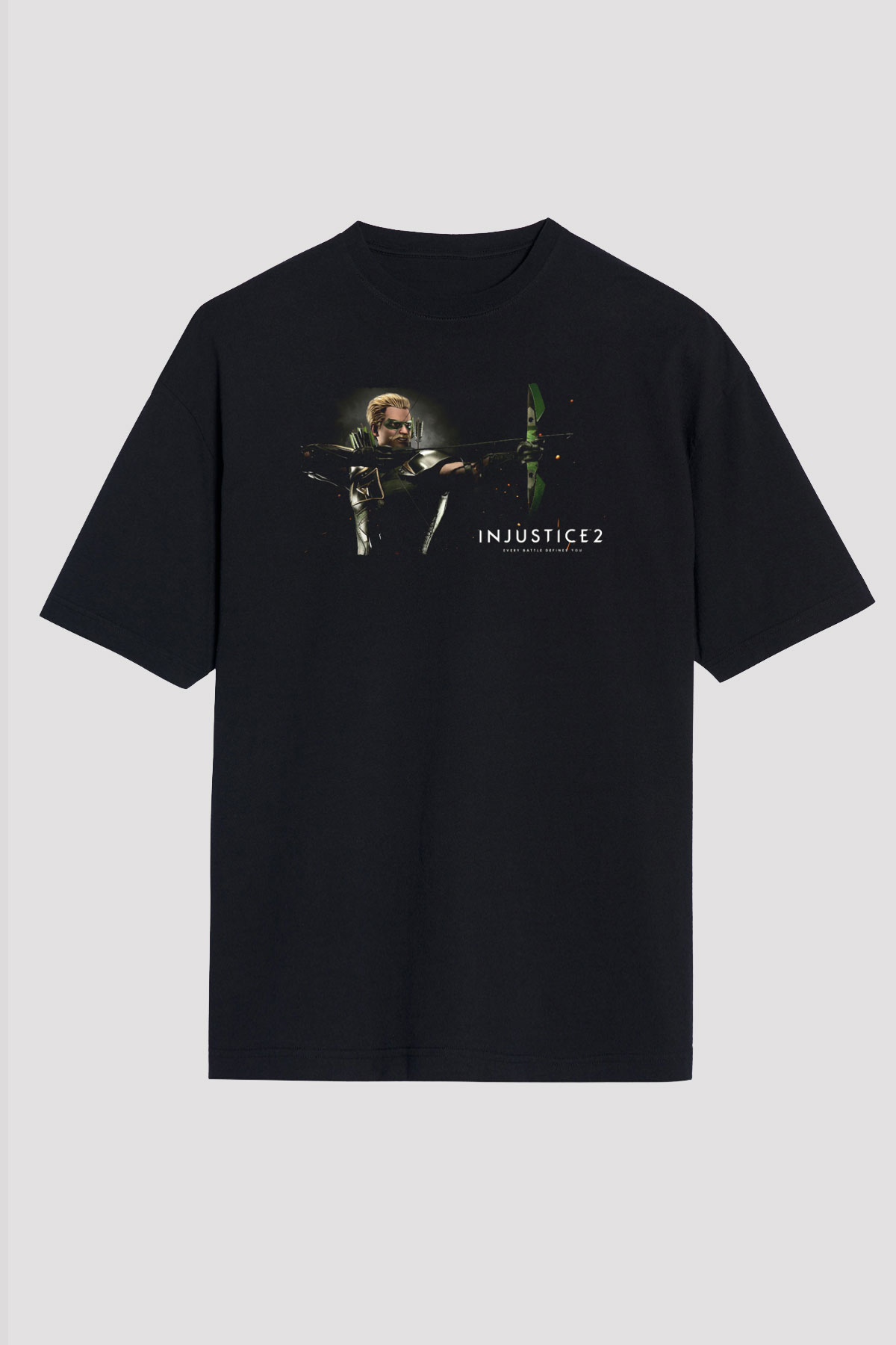 Injustice 2 Siyah Unisex Tişört T-Shirt