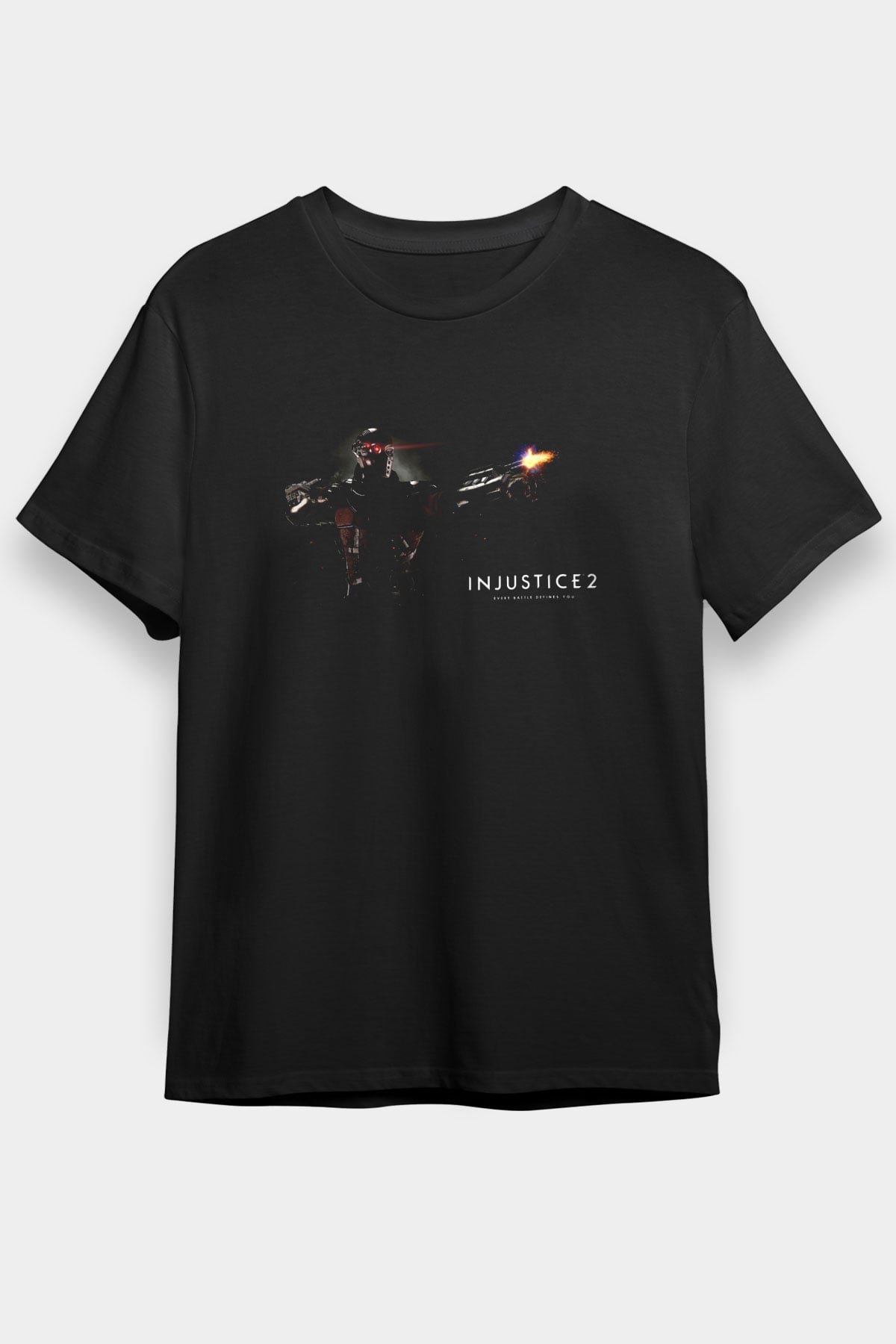 Injustice 2 Siyah Unisex Tişört T-Shirt