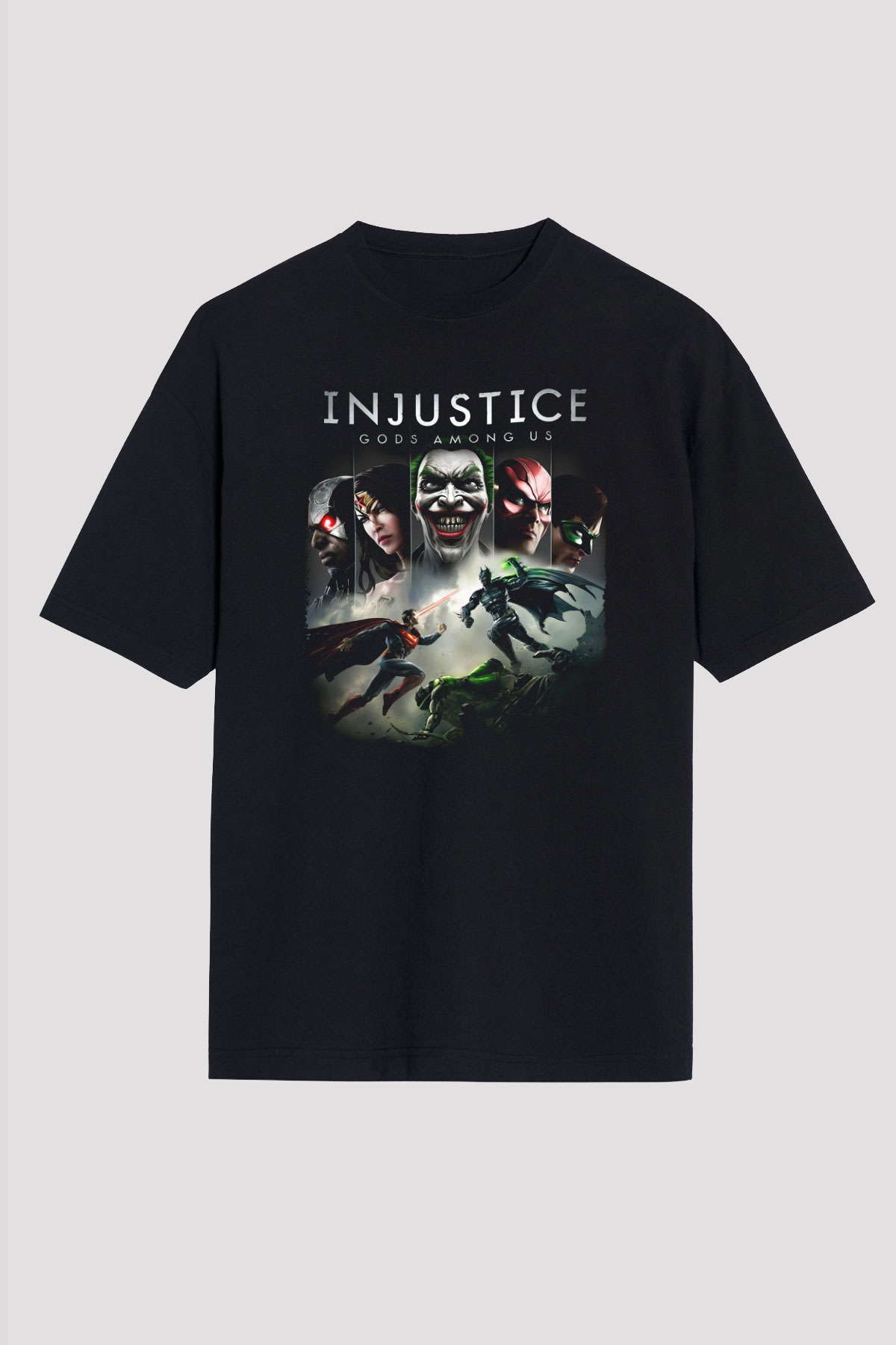 Injustice 2 Siyah Unisex Tişört T-Shirt