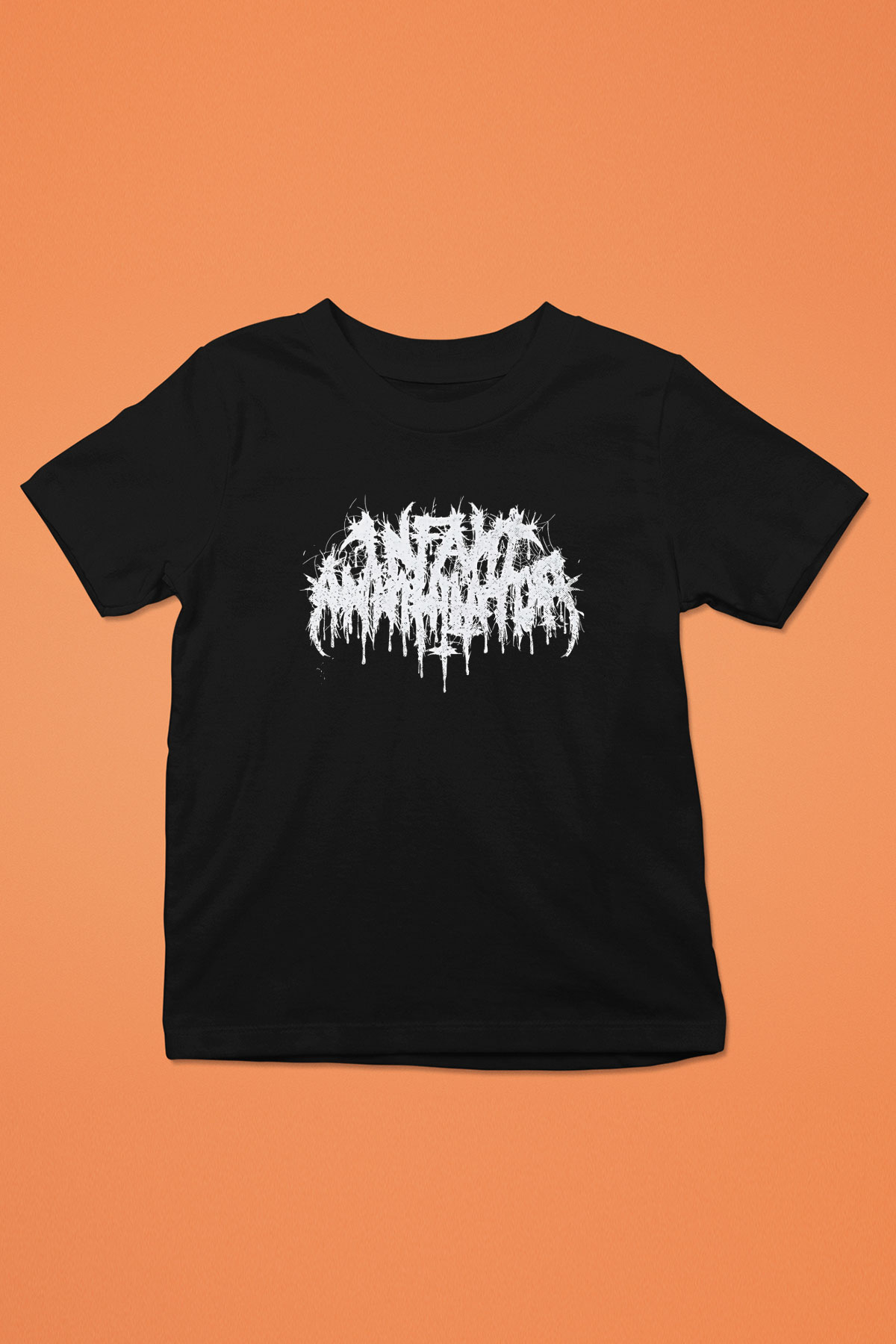 Insomnium Baskılı Unisex Siyah Çocuk Tişört - Tshirt