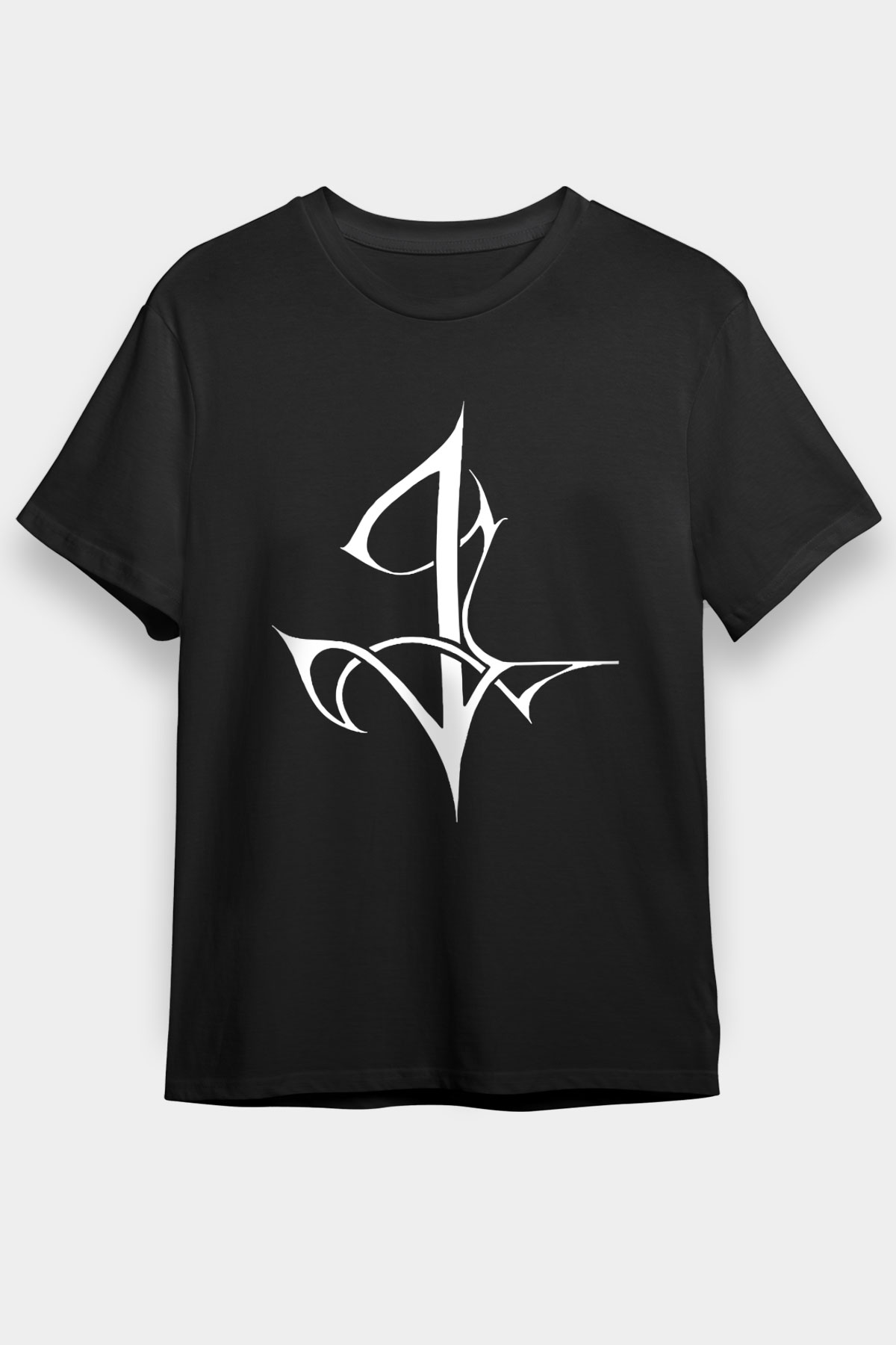 Insomnium Baskılı Unisex Siyah Tişört - Tshirt