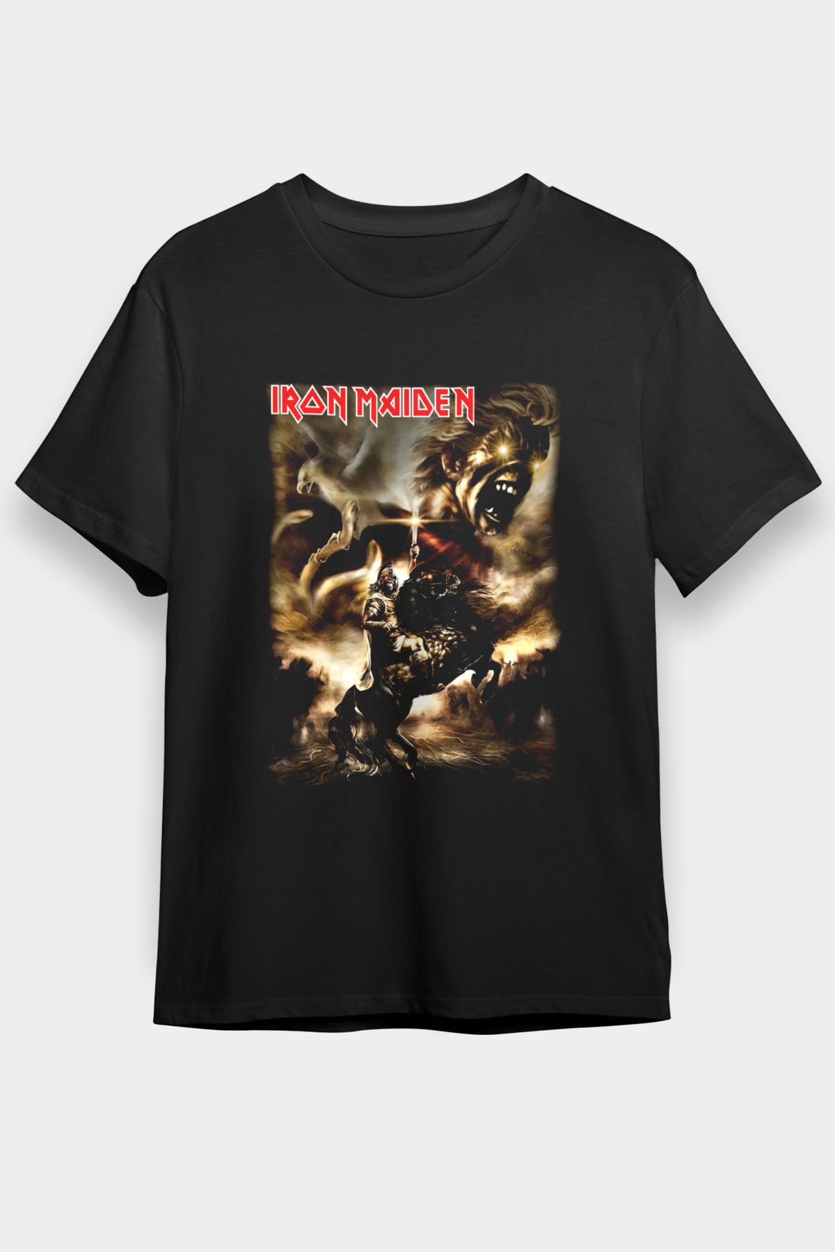 Iron Maiden Alexander The Great Eddie Siyah Unisex Tişört T-Shirt - TişörtFabrikası