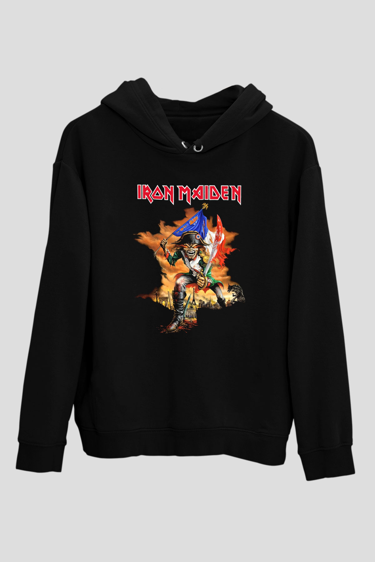 Iron Maiden Siyah Unisex Hoodie
