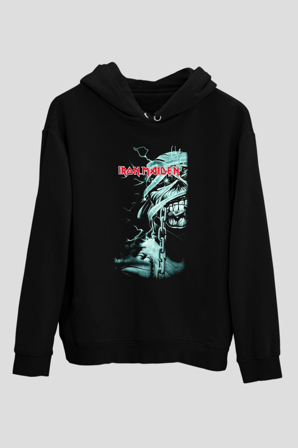 Iron Maiden Siyah Unisex Hoodie