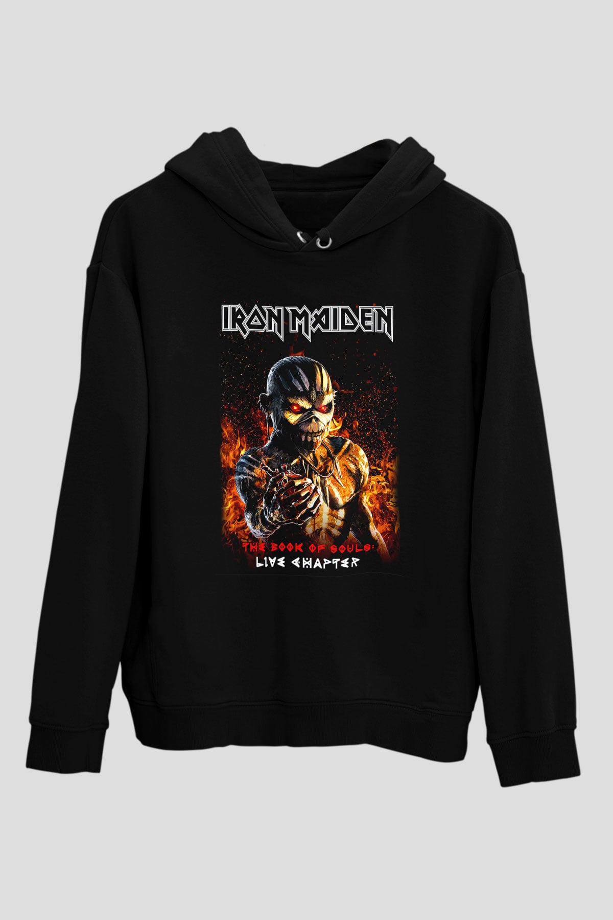 Iron Maiden Siyah Unisex Hoodie