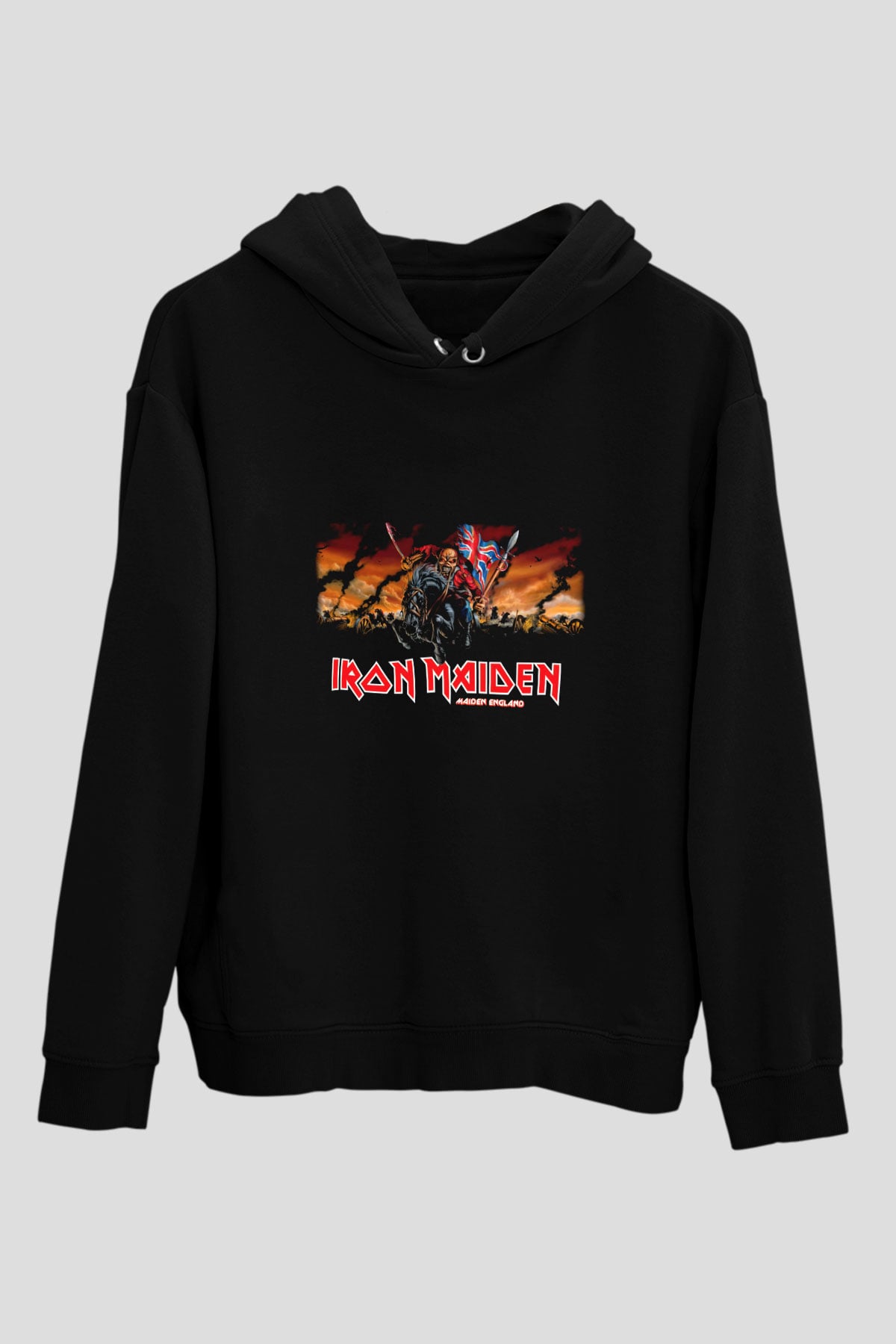 Iron Maiden Siyah Unisex Hoodie
