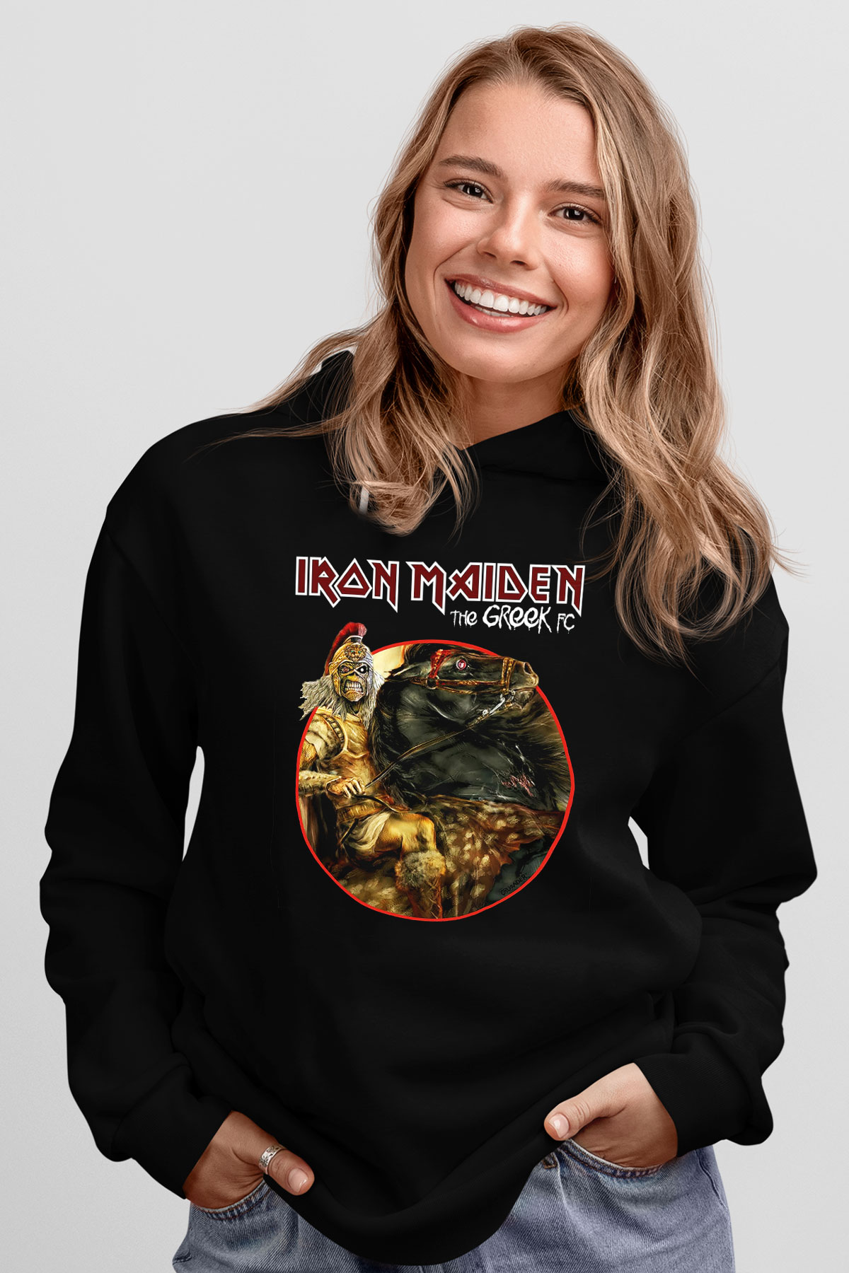 Iron Maiden Siyah Unisex Hoodie