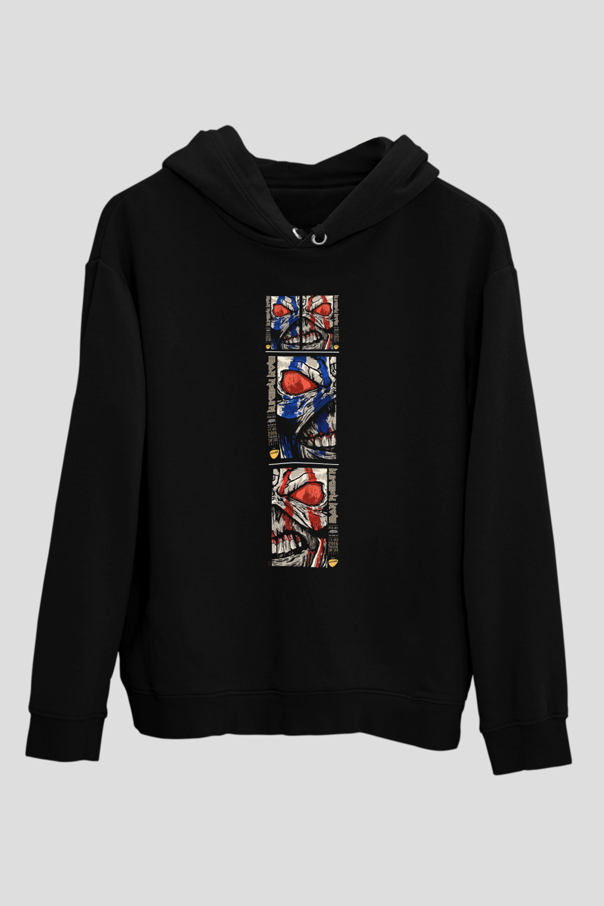 Iron Maiden Siyah Unisex Hoodie
