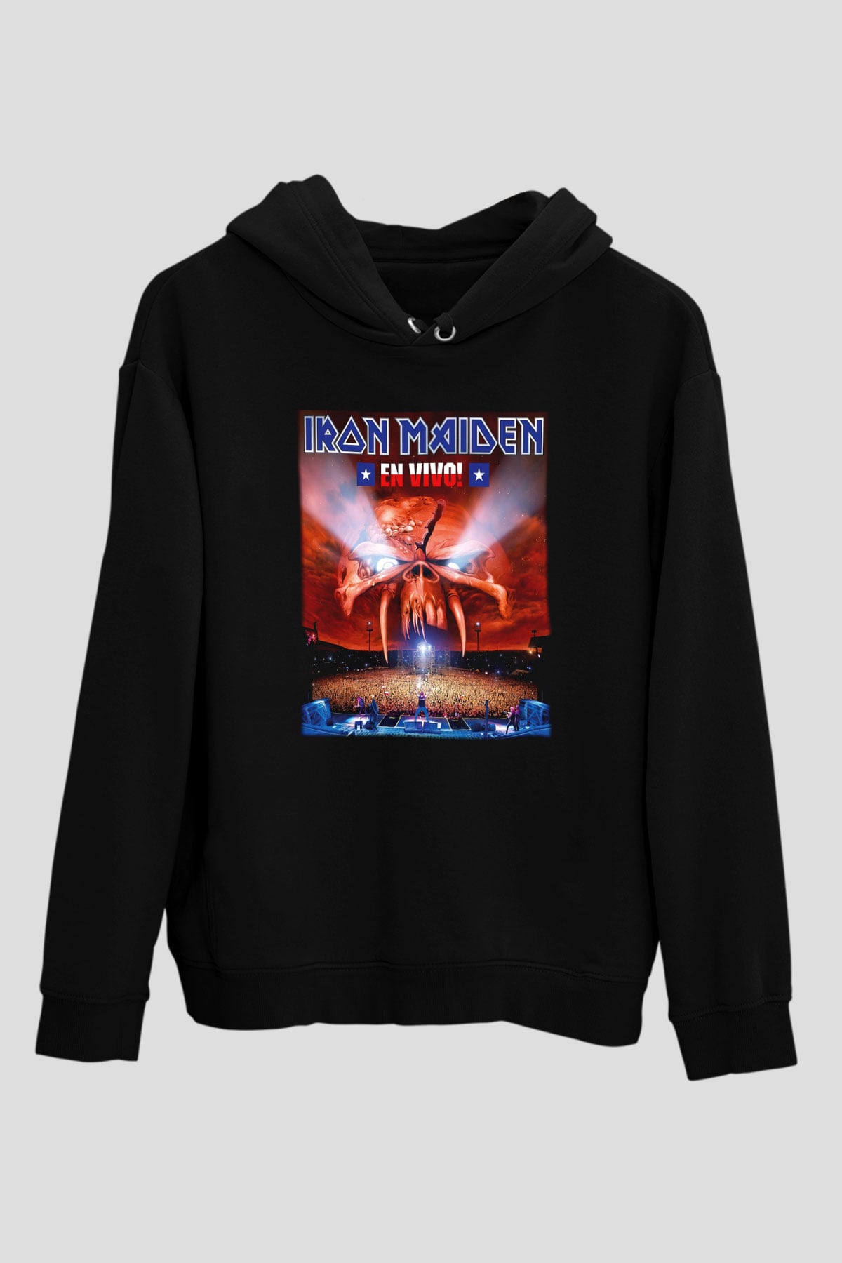 Iron Maiden Siyah Unisex Hoodie