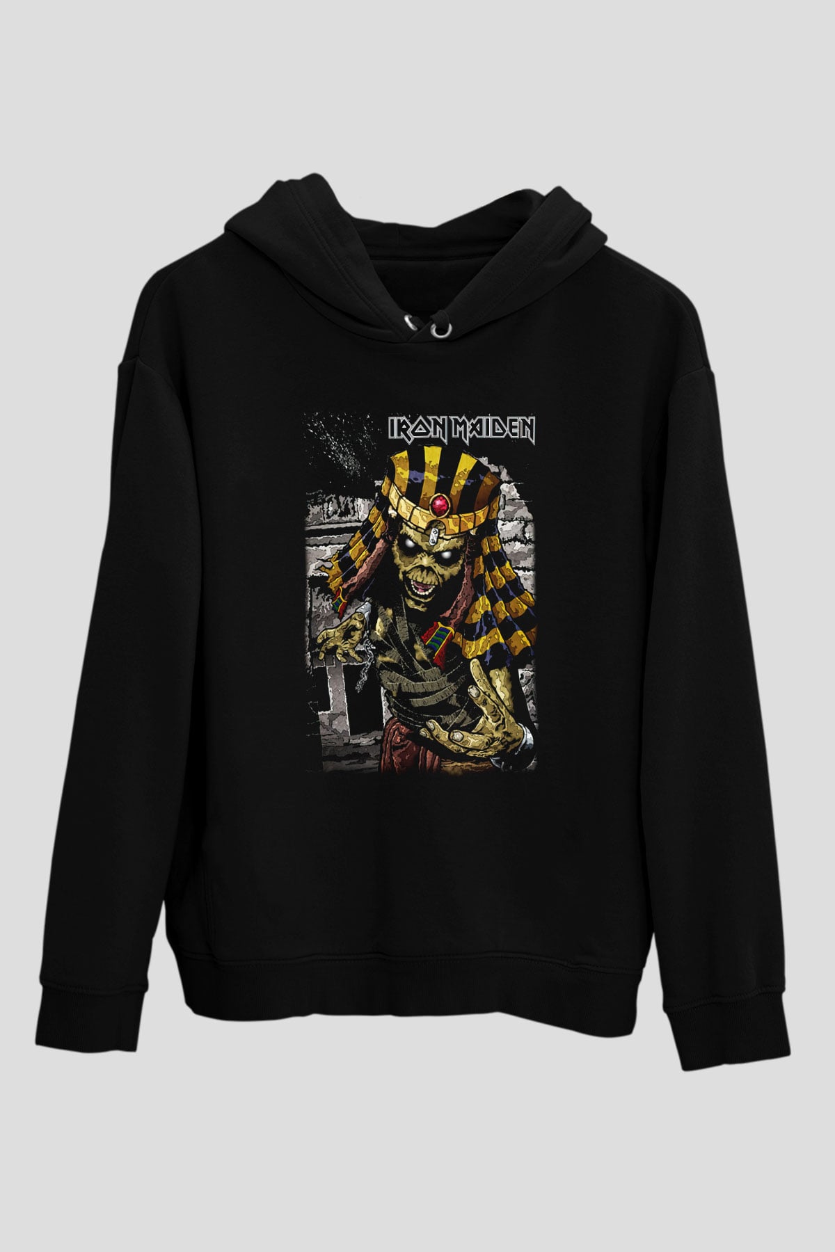 Iron Maiden Siyah Unisex Hoodie
