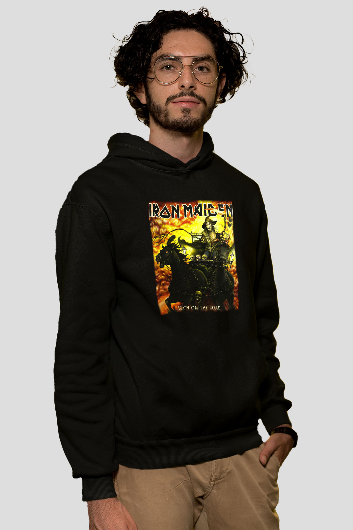 Iron Maiden Siyah Unisex Hoodie