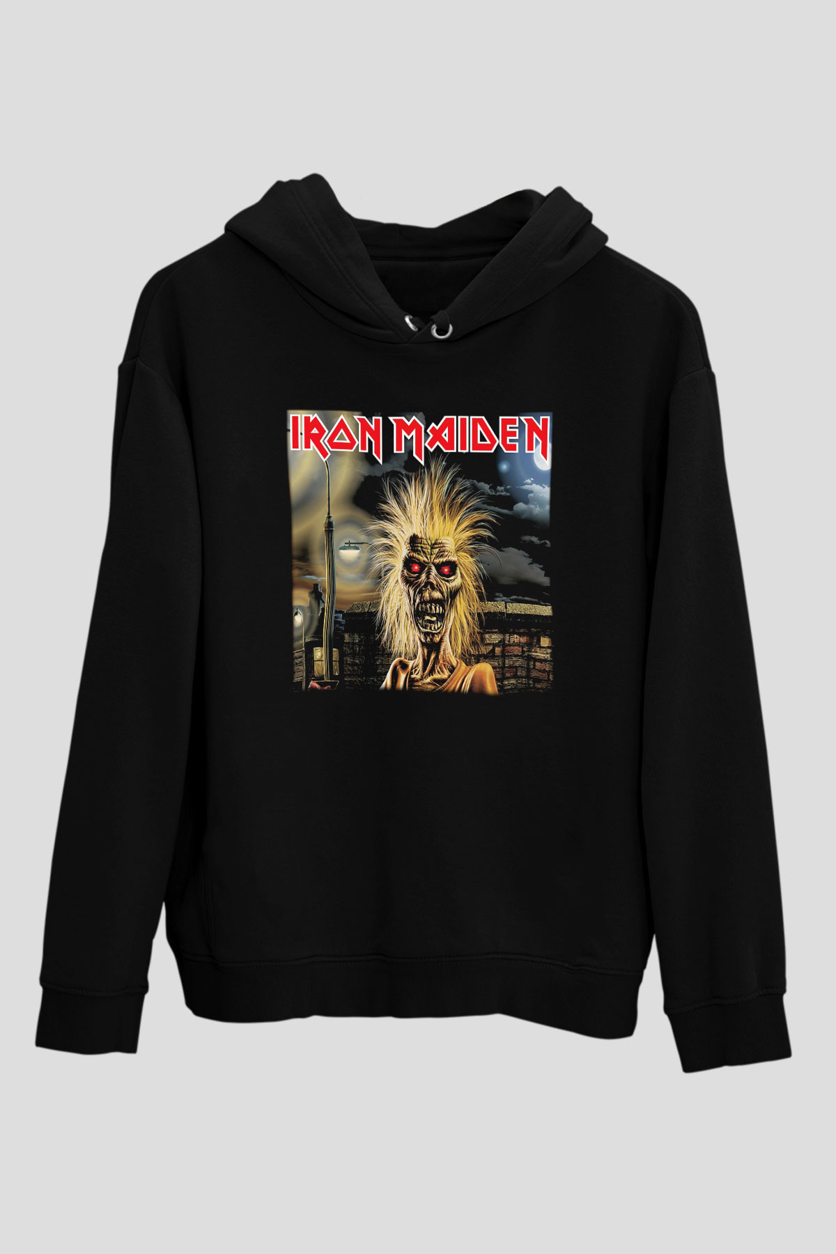 Iron Maiden Siyah Unisex Hoodie