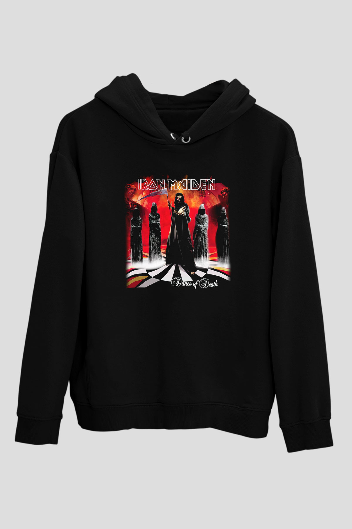 Iron Maiden Siyah Unisex Hoodie