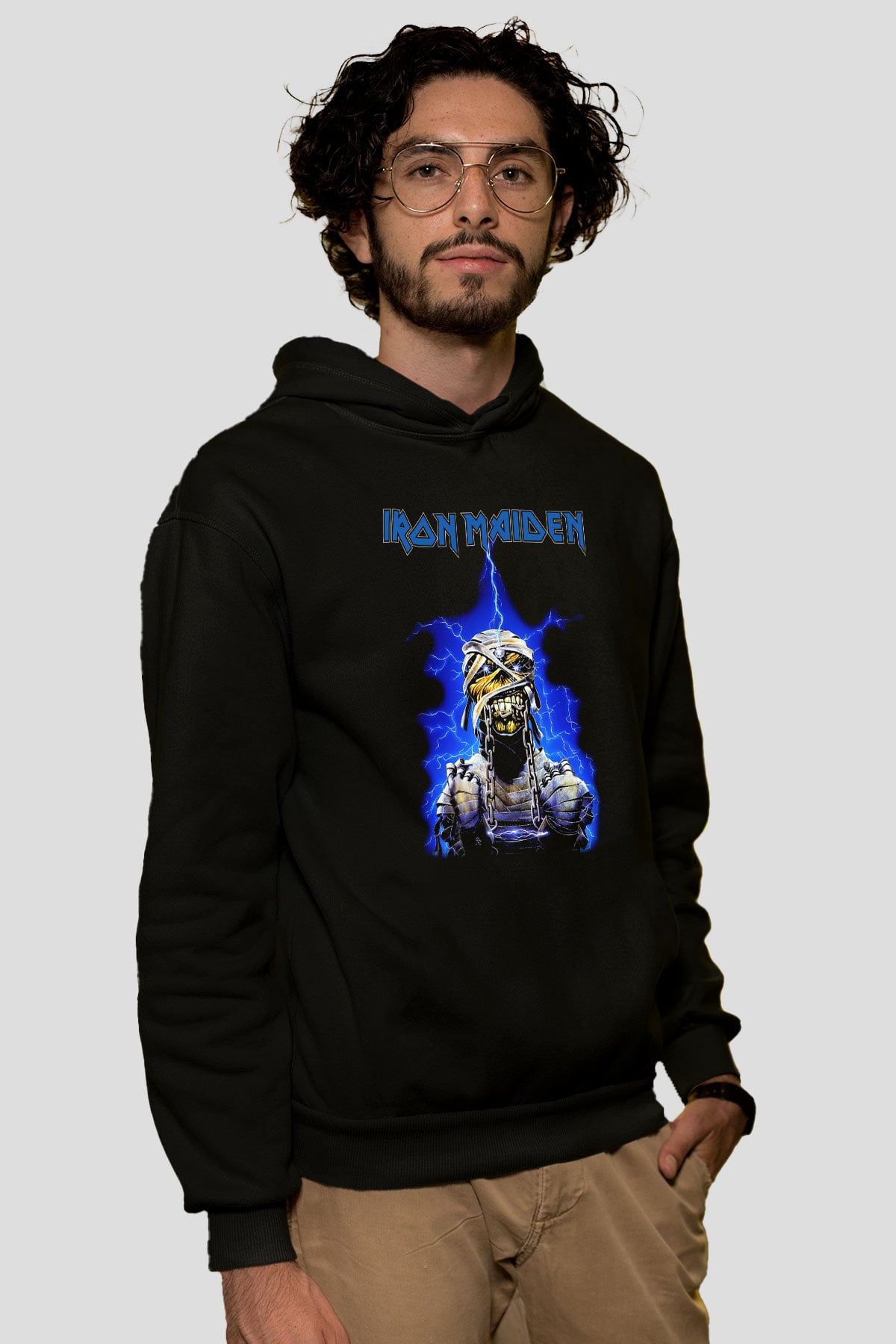 Iron Maiden Siyah Unisex Hoodie