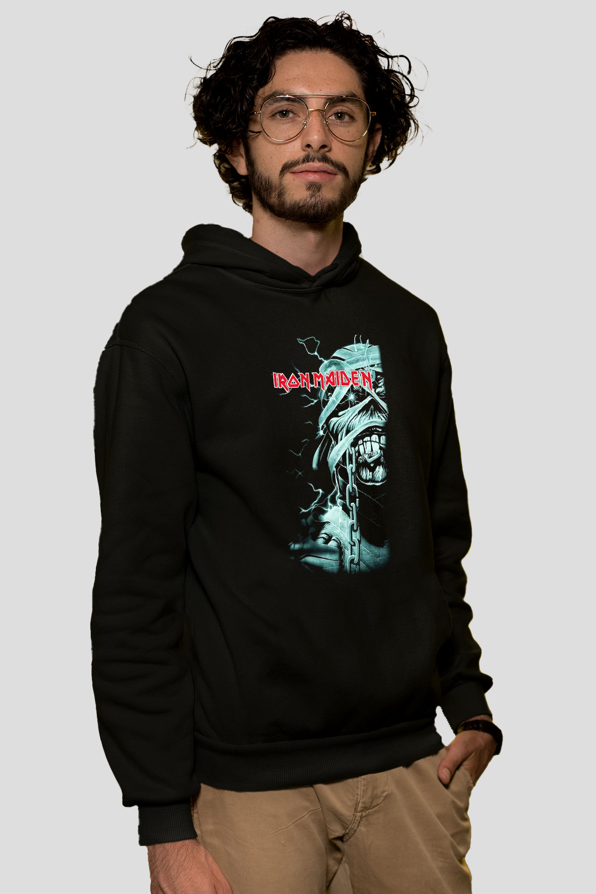 Iron Maiden Siyah Unisex Hoodie