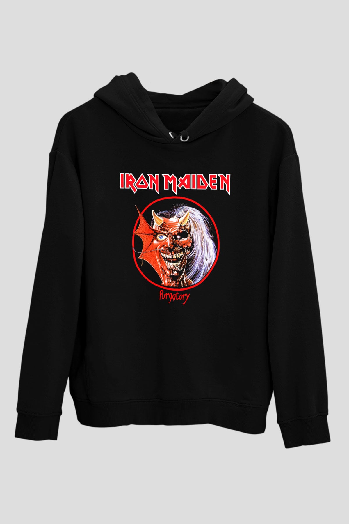 Iron Maiden Siyah Unisex Hoodie