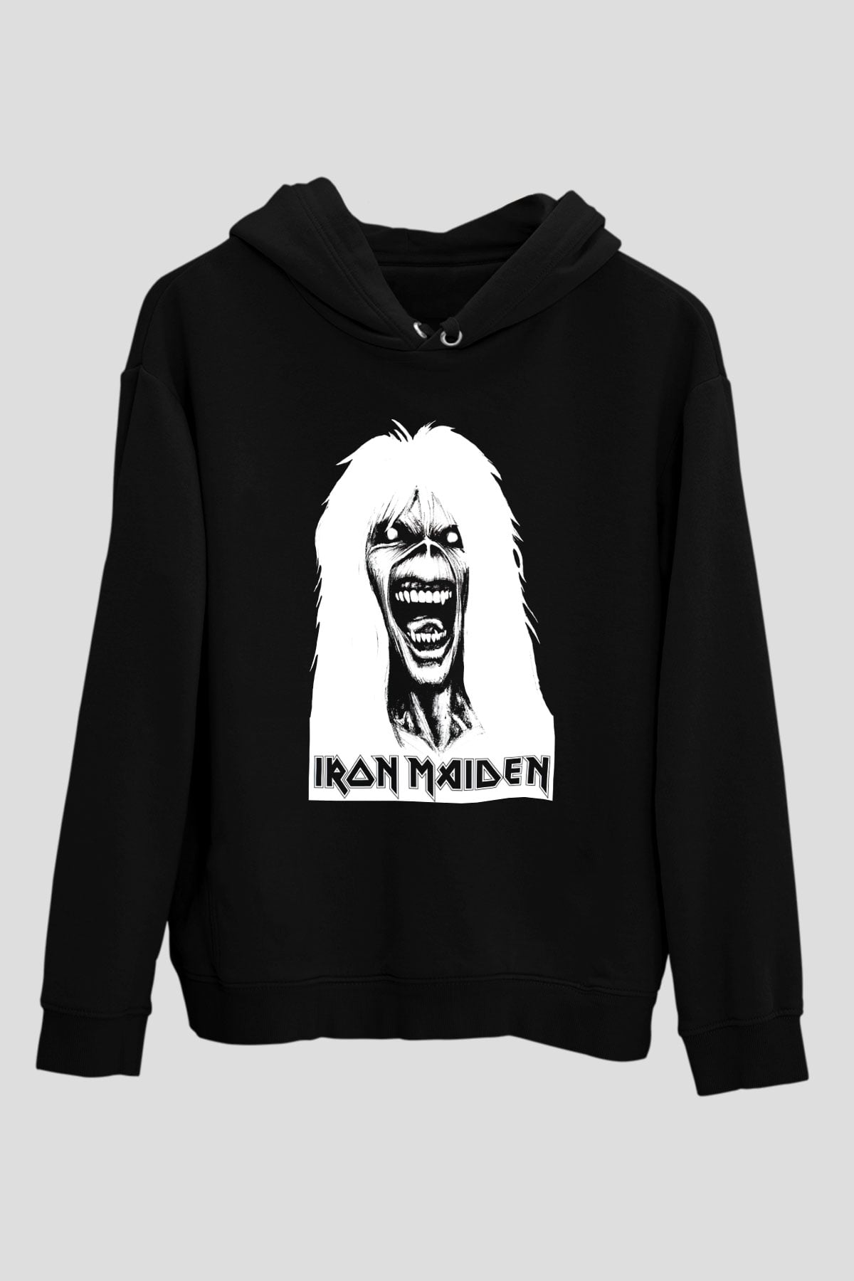Iron Maiden Siyah Unisex Hoodie