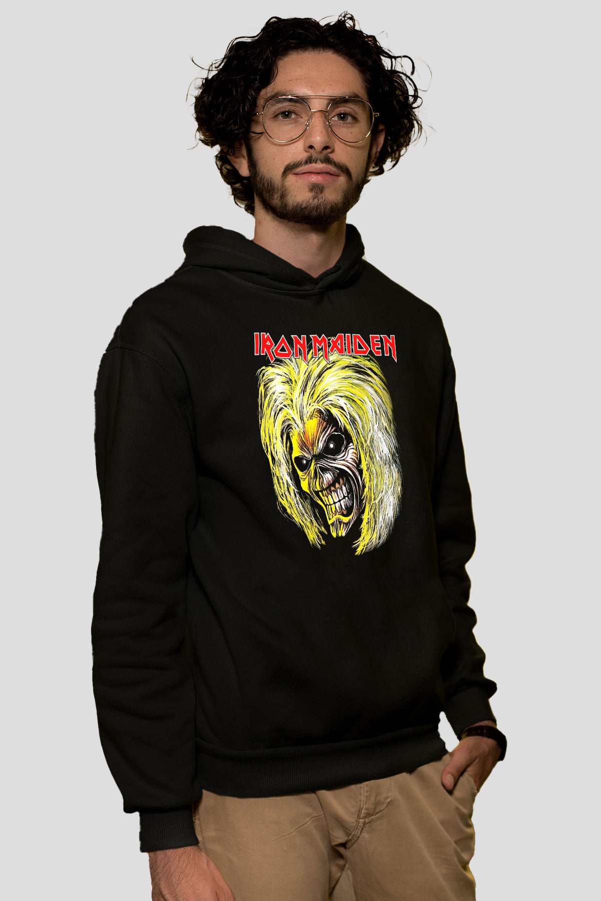 Iron Maiden Siyah Unisex Hoodie