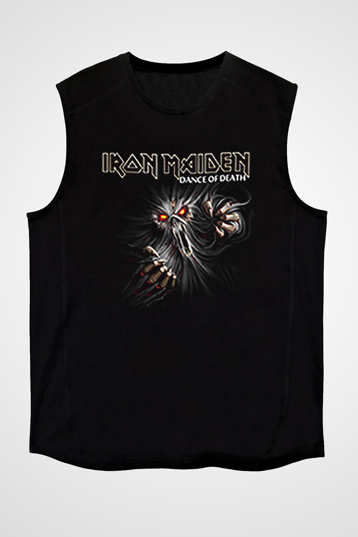 Iron Maiden Siyah Unisex Kolsuz Tişört