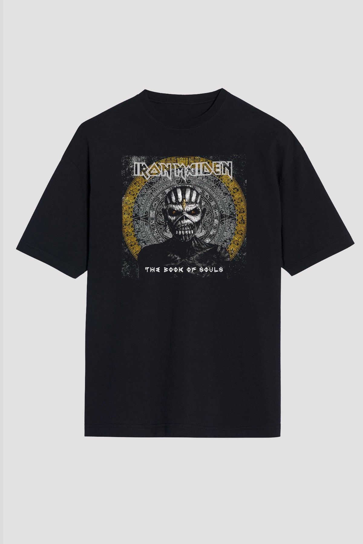 Iron Maiden Siyah Unisex Oversize Tişört T-Shirt